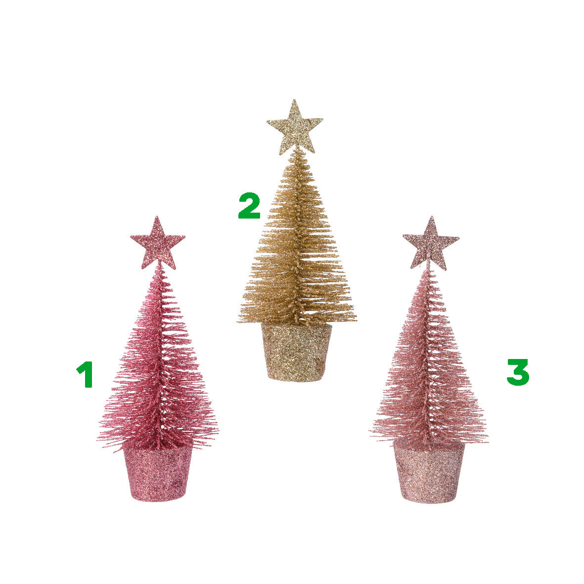 Appendino alberello di natale oro