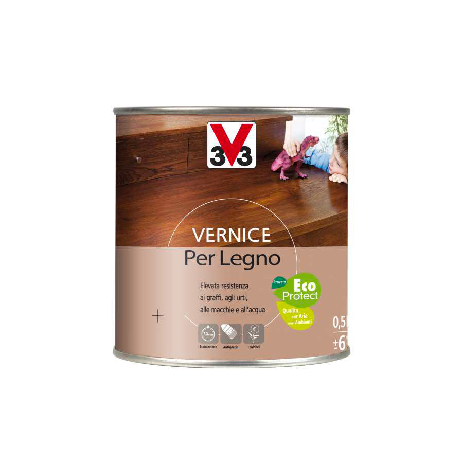 Vernice legno opaco 0,5L