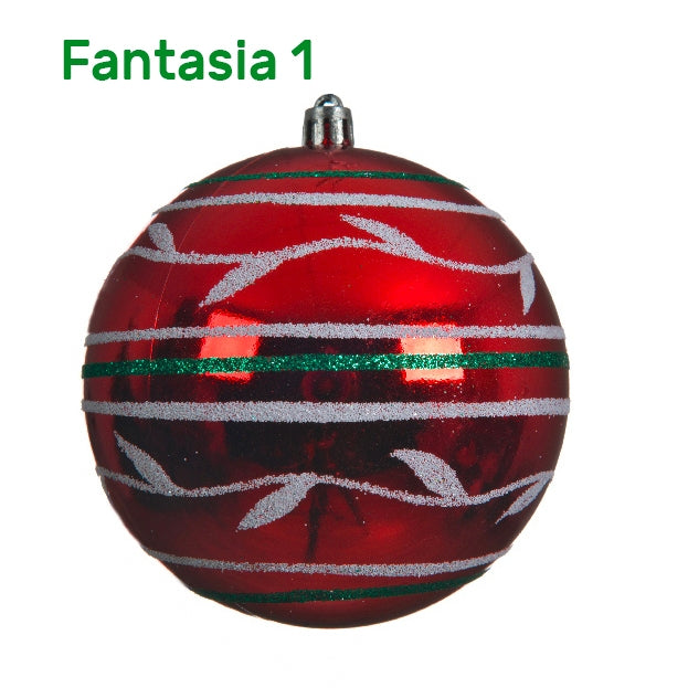 Pallina di natale con decori glitter Kaemingk