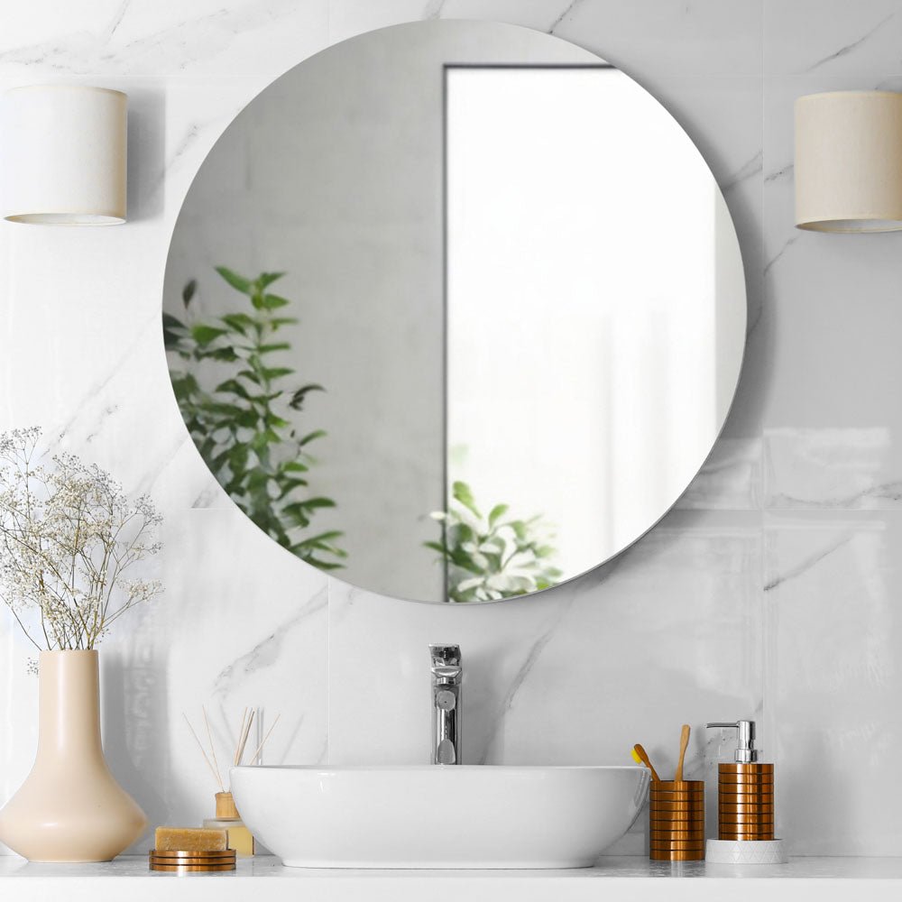Specchio da bagno rotondo retroilluminato tondo d. 80 LUNA Made in Italy 3