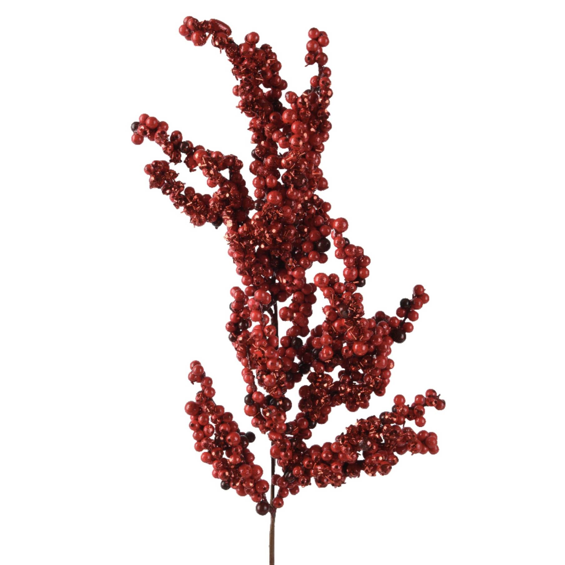 Ramo di bacche rosse 68 cm