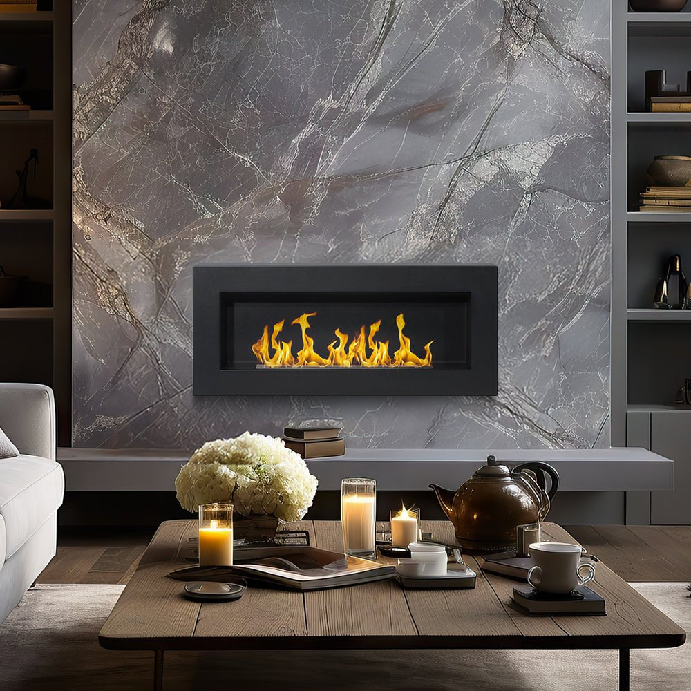 Camino a bioetanolo da parete Siena Nero