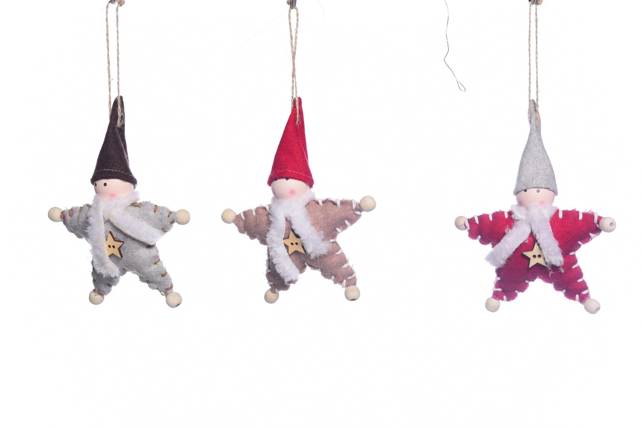 Pendente stella con cappello