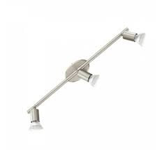 FARETTO BUZZ LED 3 LUCI X 2,5 IN NICKEL - EGLO 92597 3