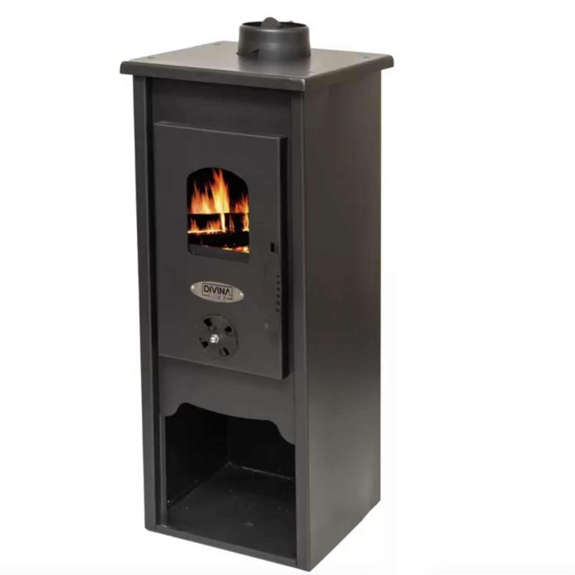 Stufa a legna in acciaio Irina 6,1 KW