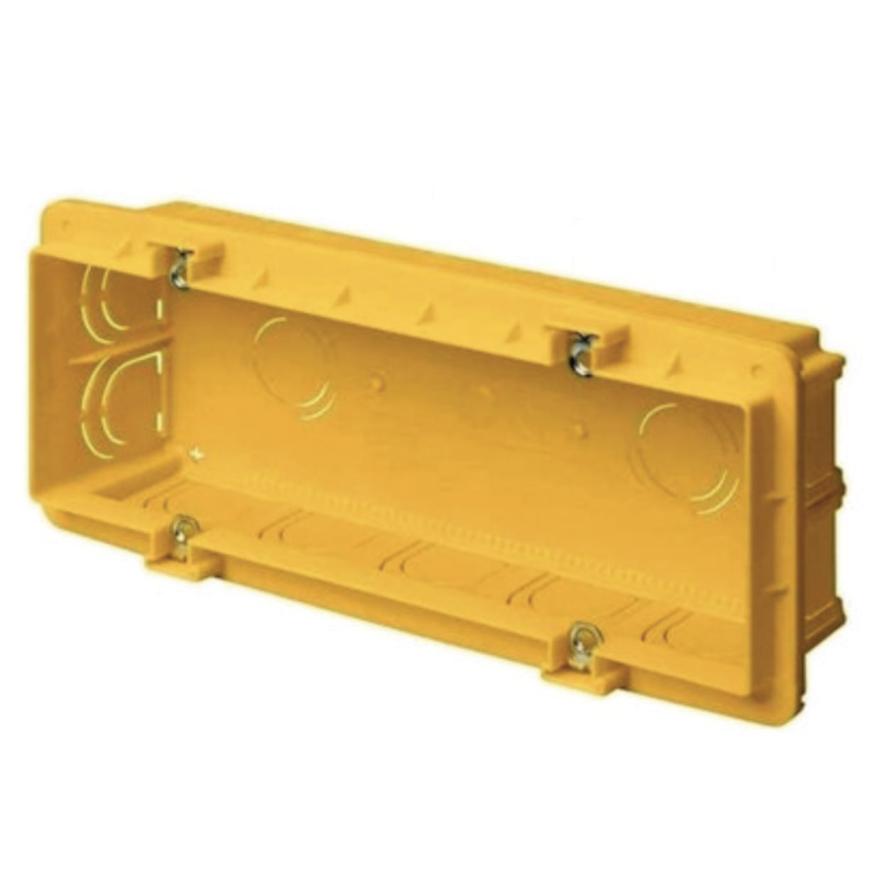 Cassetta scatola portafrutto rettangolare 6/7 posti - modello 506