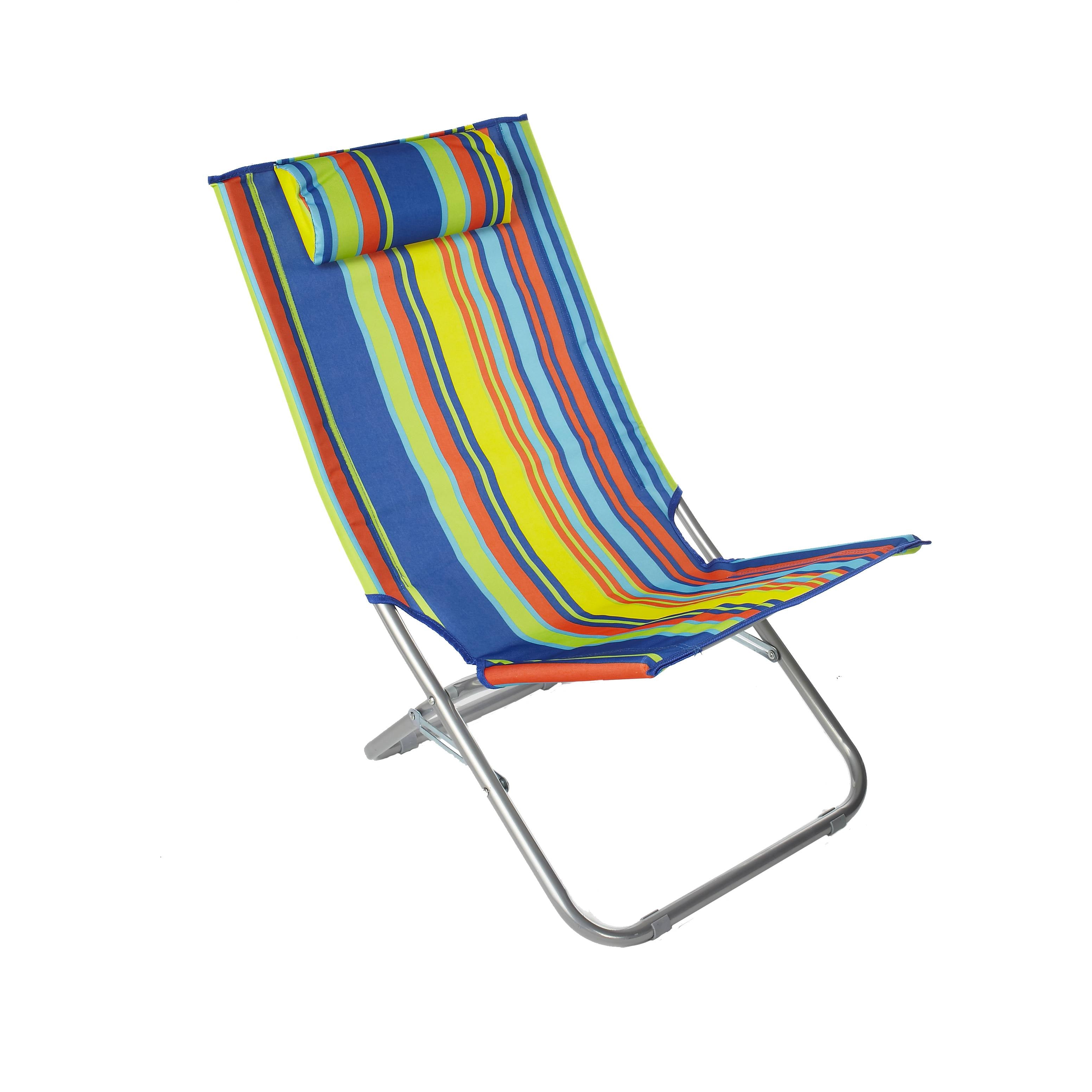 Sedia pieghevole multicolore