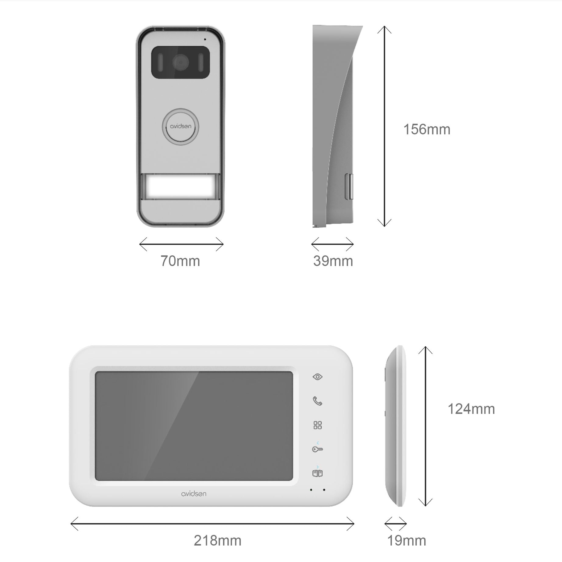 Videocitofono Elia Smart Wi-Fi Avidsen 3