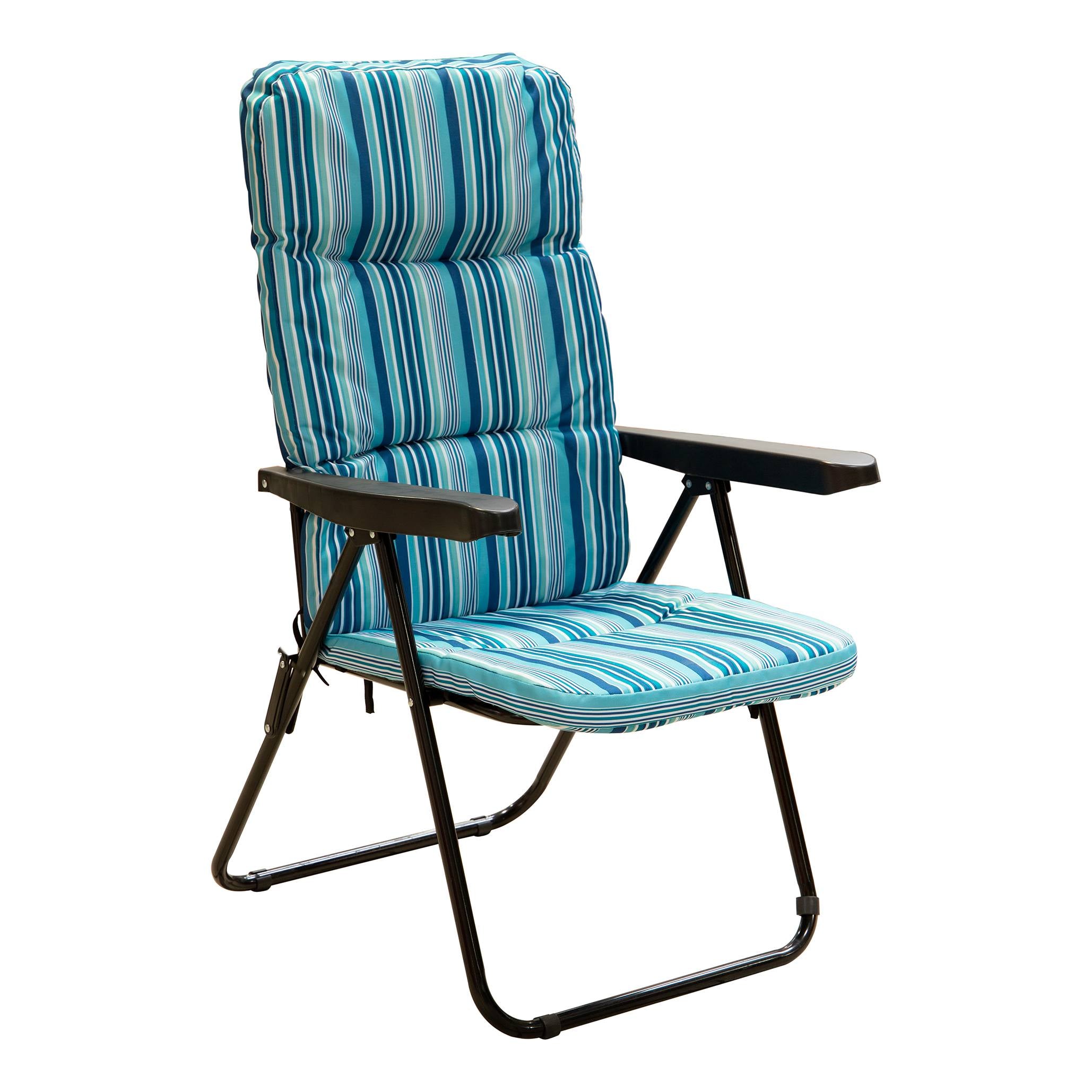Sedia pieghevole a righe