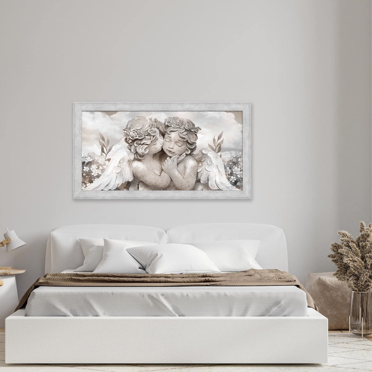QUADRO 31X66 "ANGELS IN FLOWER"