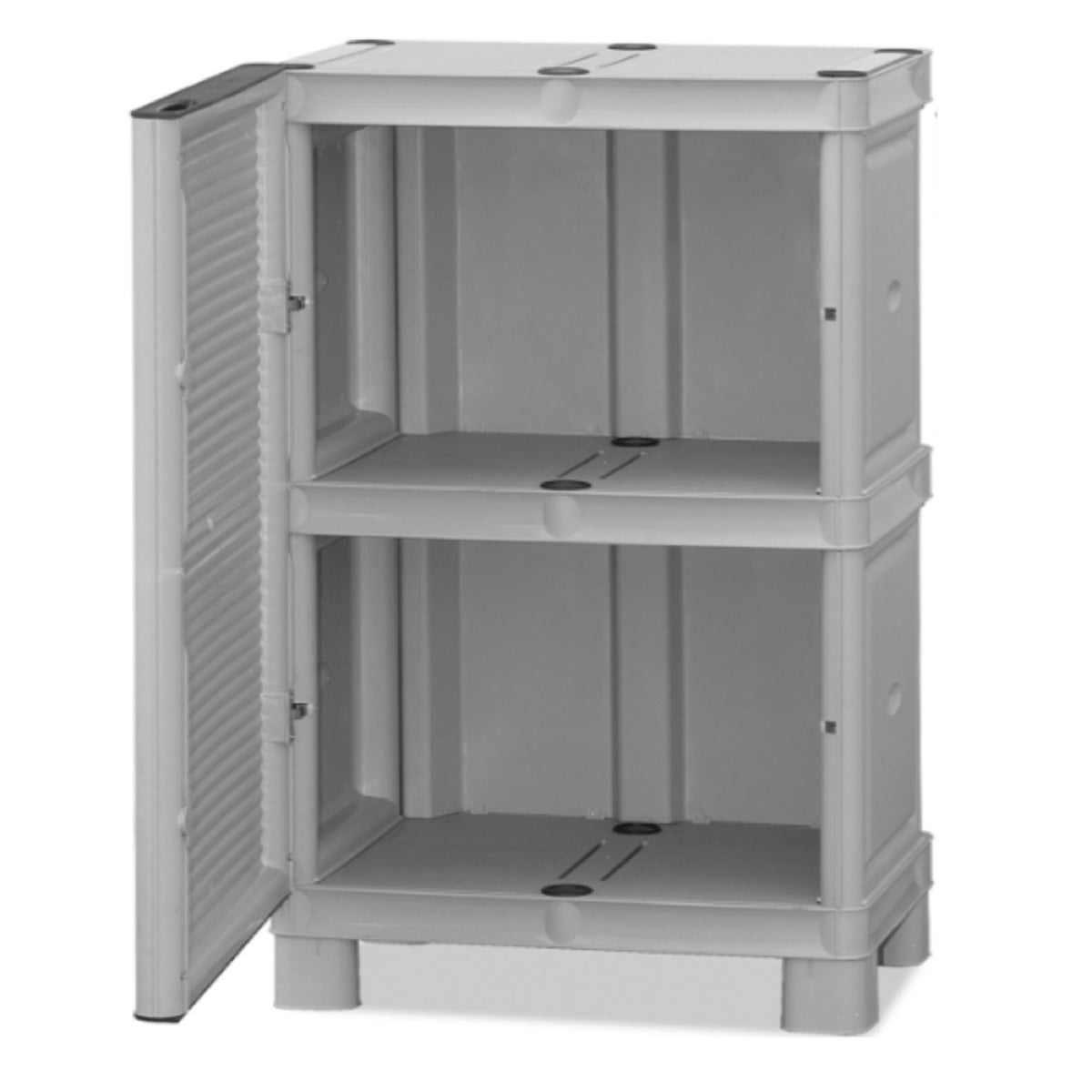 Armadio in resina con ripiani 50x38x92