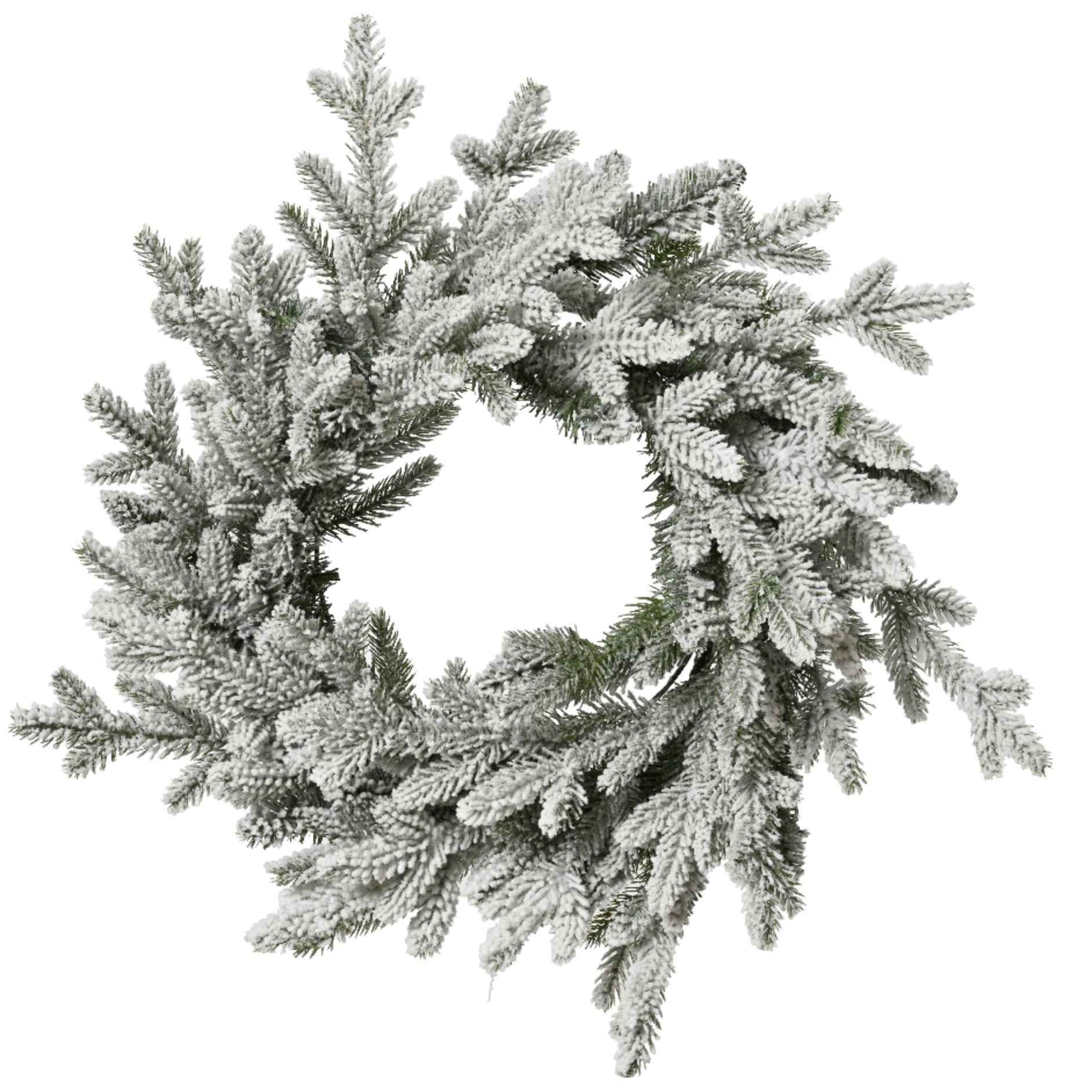 Ghirlanda innevata natalizia fuoriporta