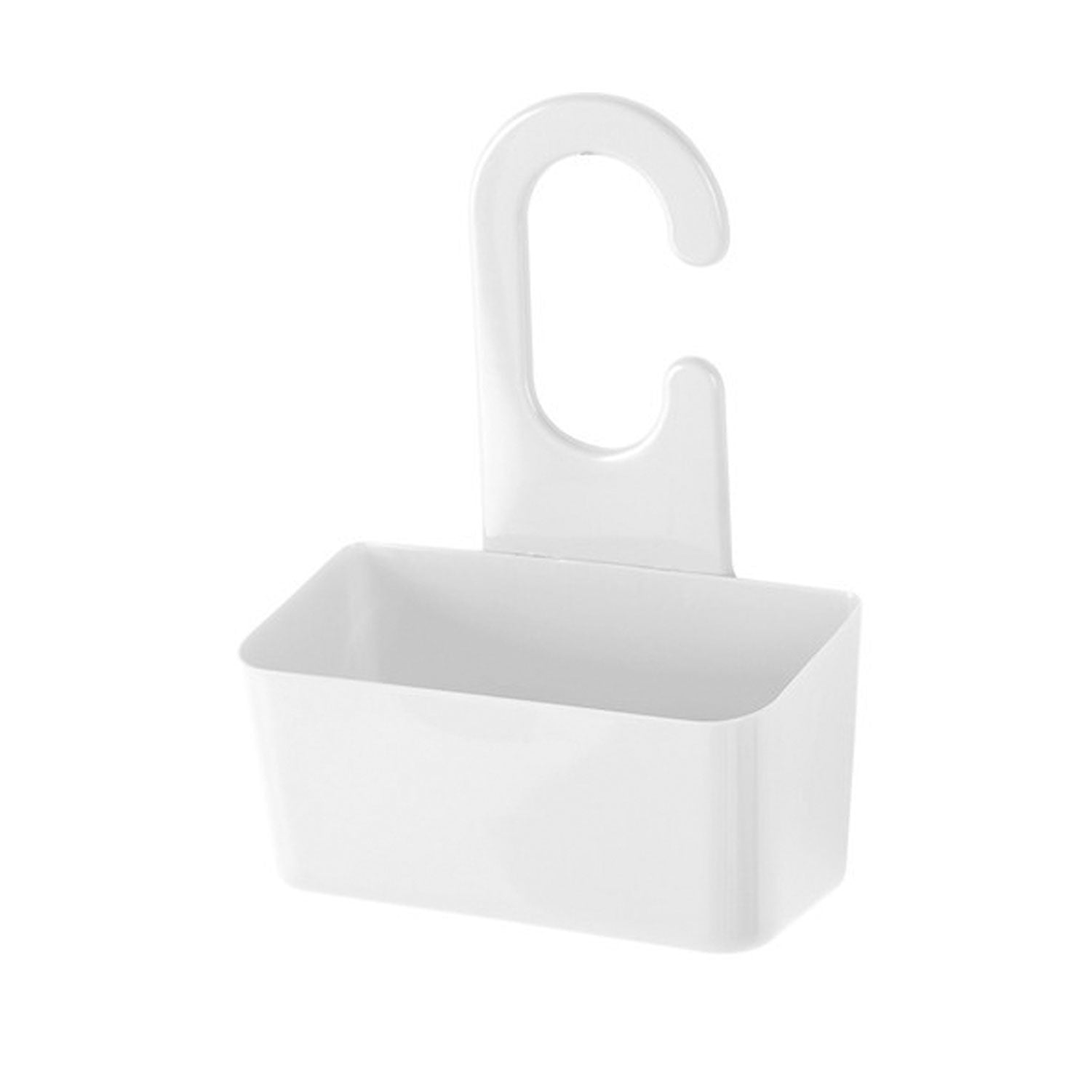 Portaoggetti Doccia Bianco In PVC Con Gancio Linea Fox