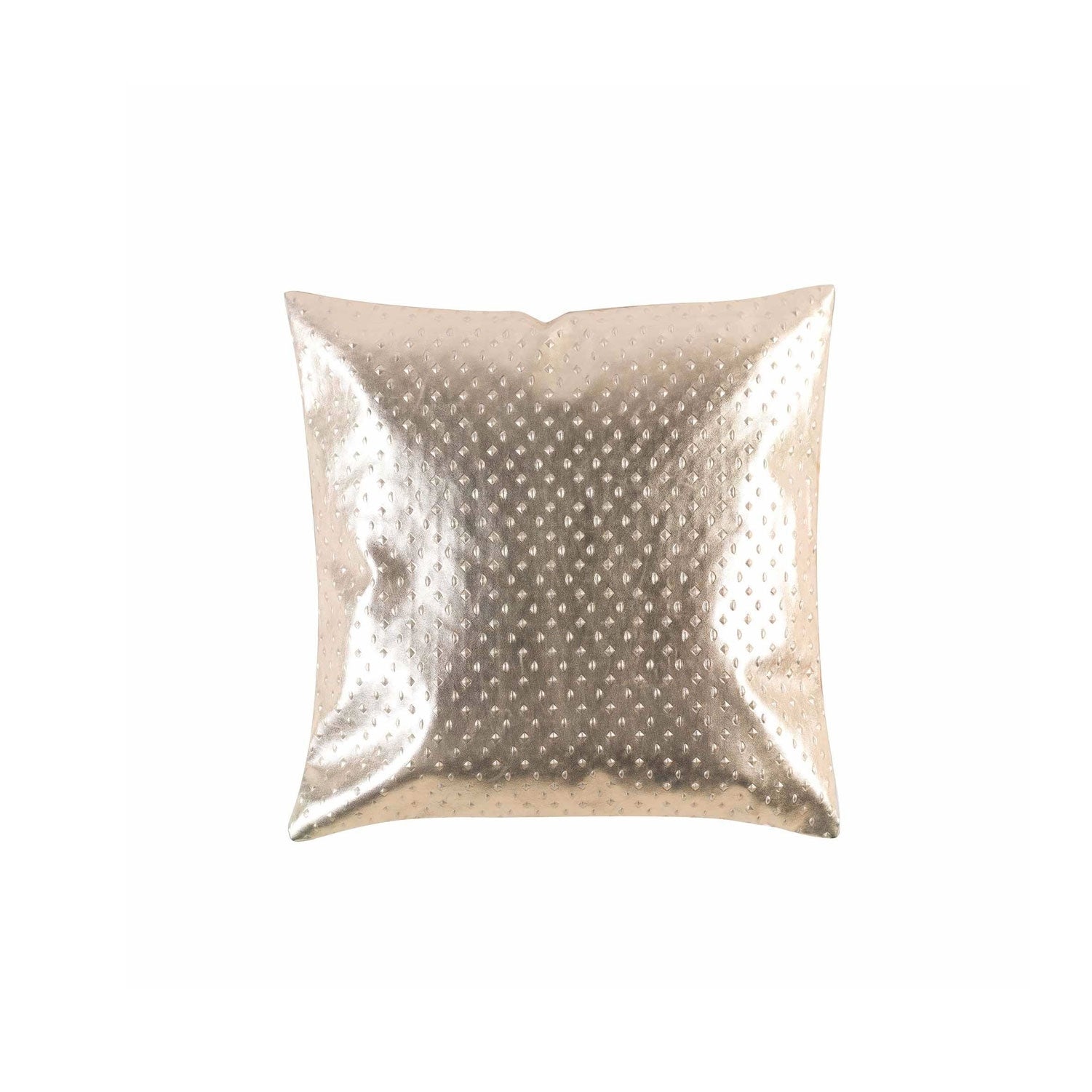 CUSCINO METALLICO ORO 40X40