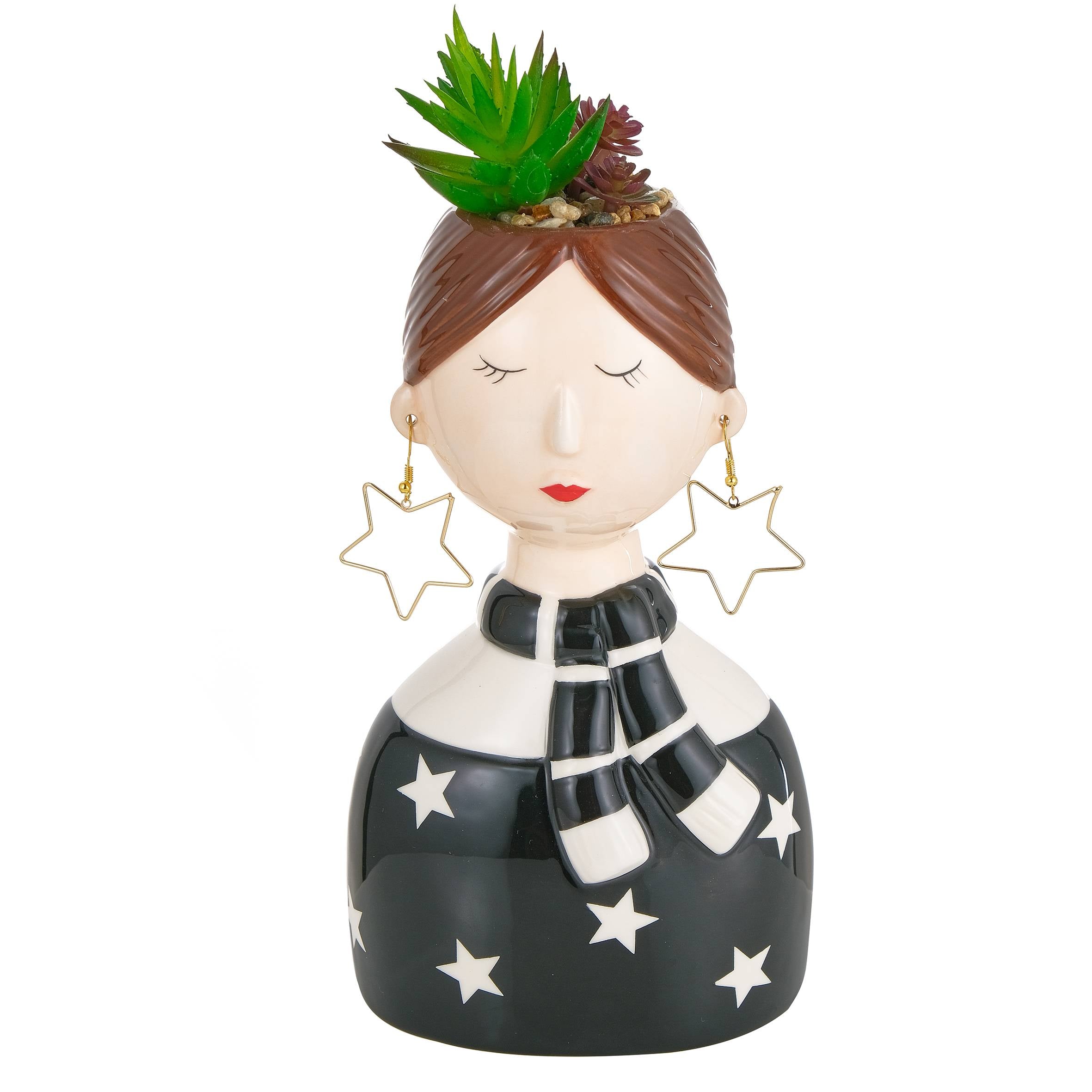 Vaso con piantina Girl