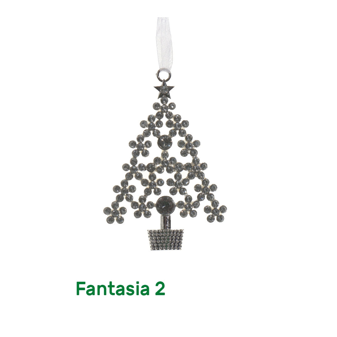 Appendino addobbo albero con strass Kaemingk