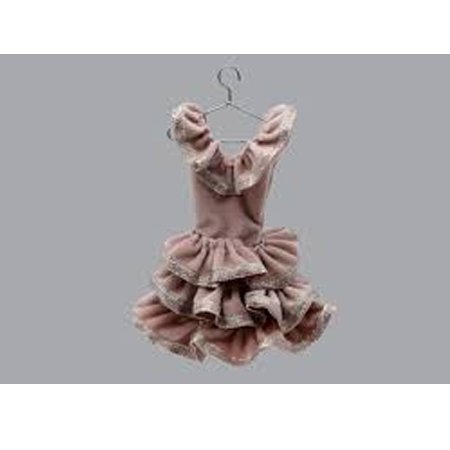 VESTITO VELLUTO CIPRIA CON GALE