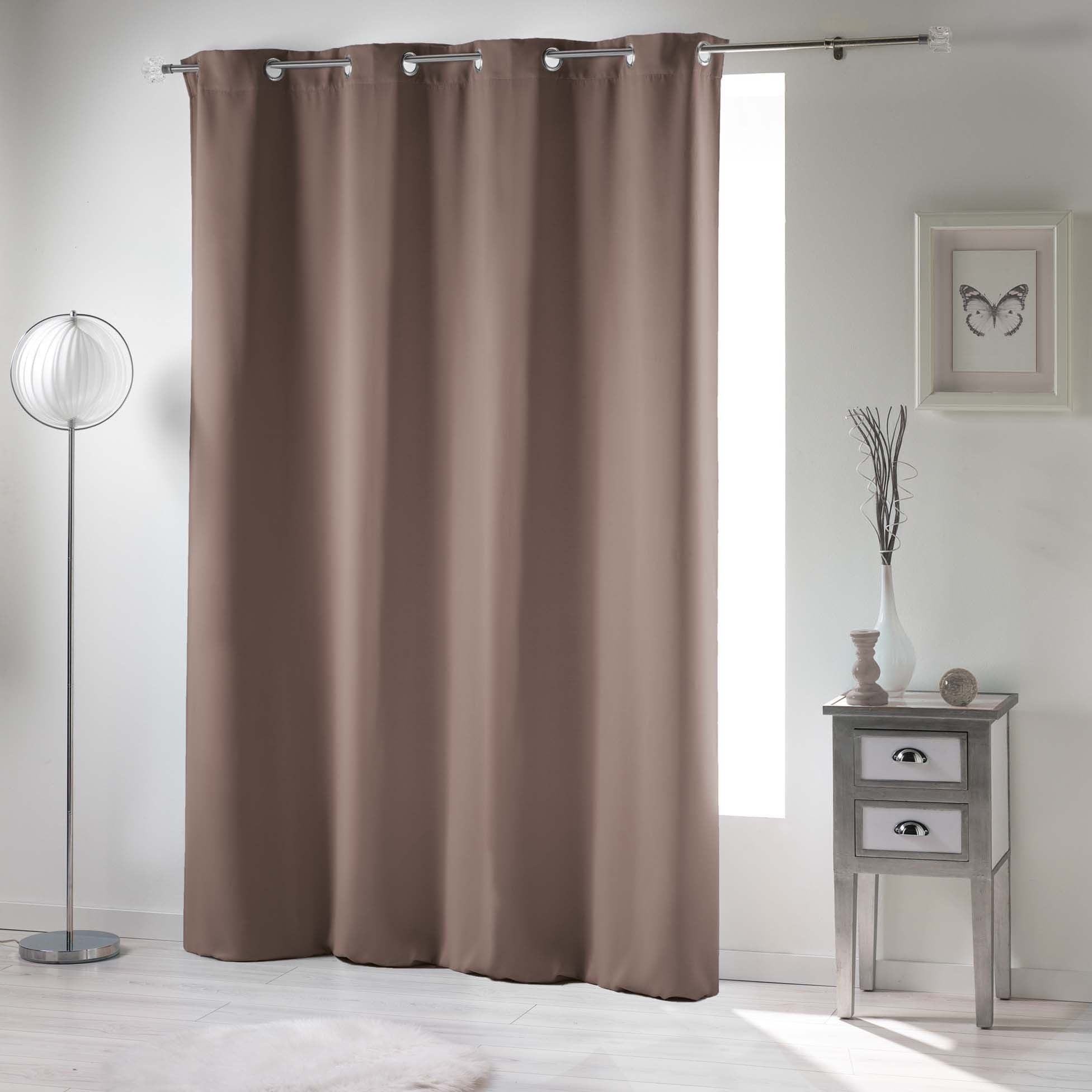 Tenda con occhielli 135 x 280 cm Coprente