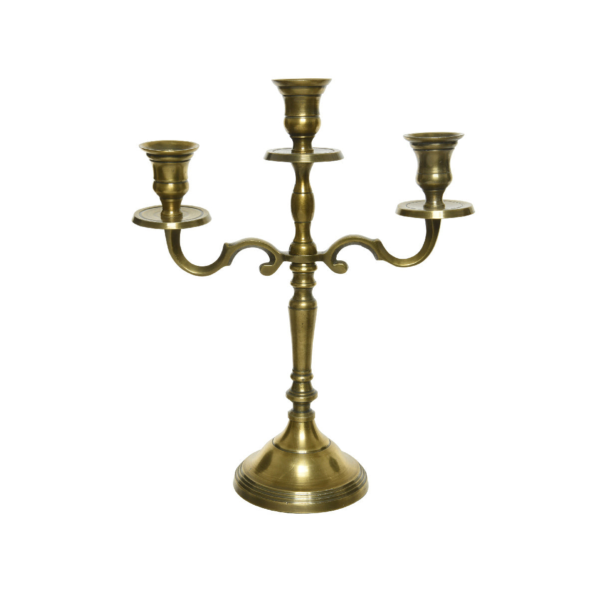 Candelabro oro 3 bracci 23 x 30