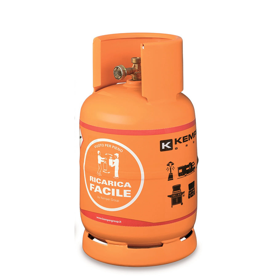 Bombola propano 5Kg Ricarica Facile Kemper