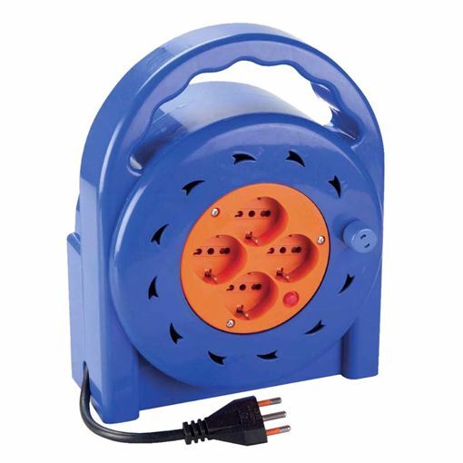 Avvolgicavo civile 4 Schuko