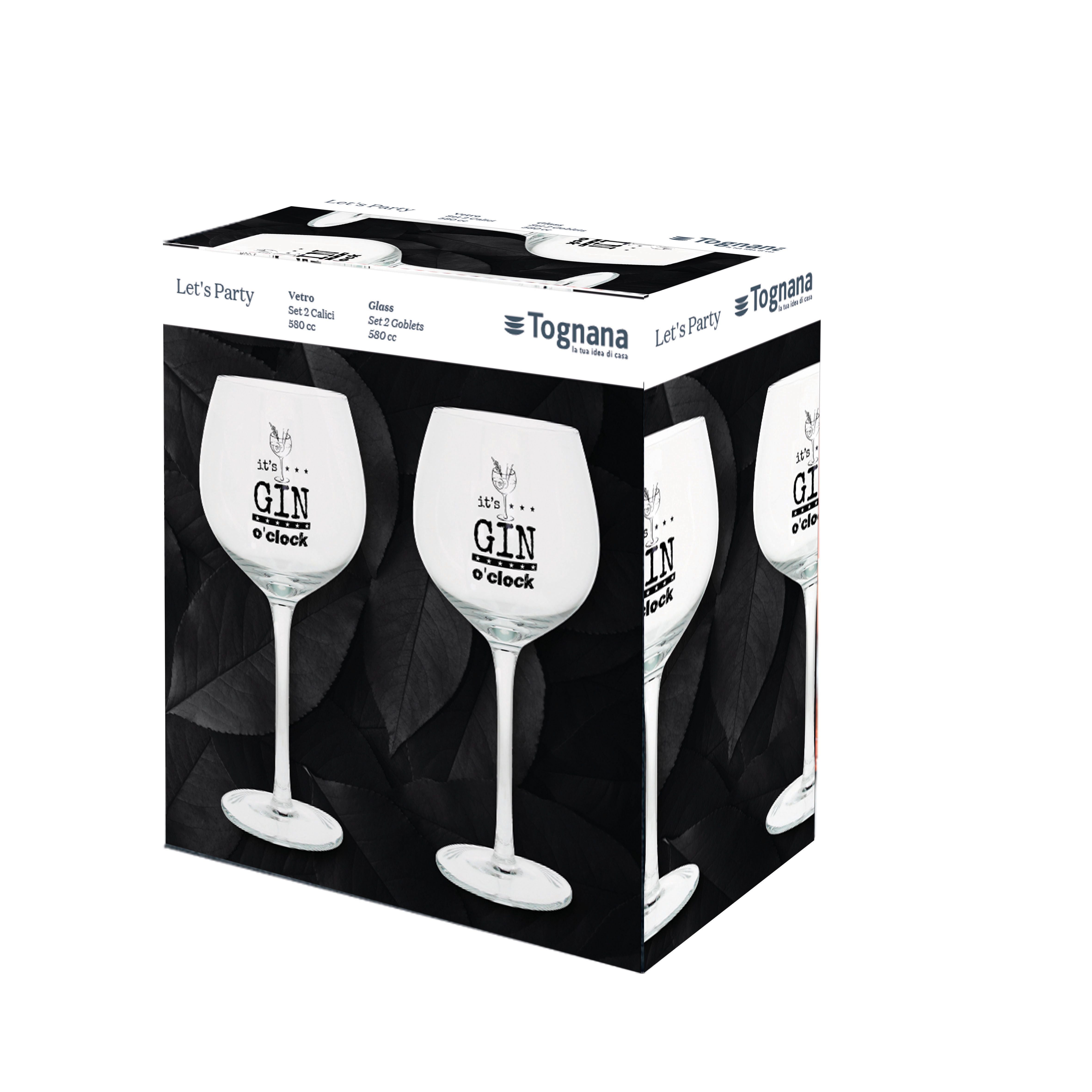 Set 2 calici 580cc Tognana