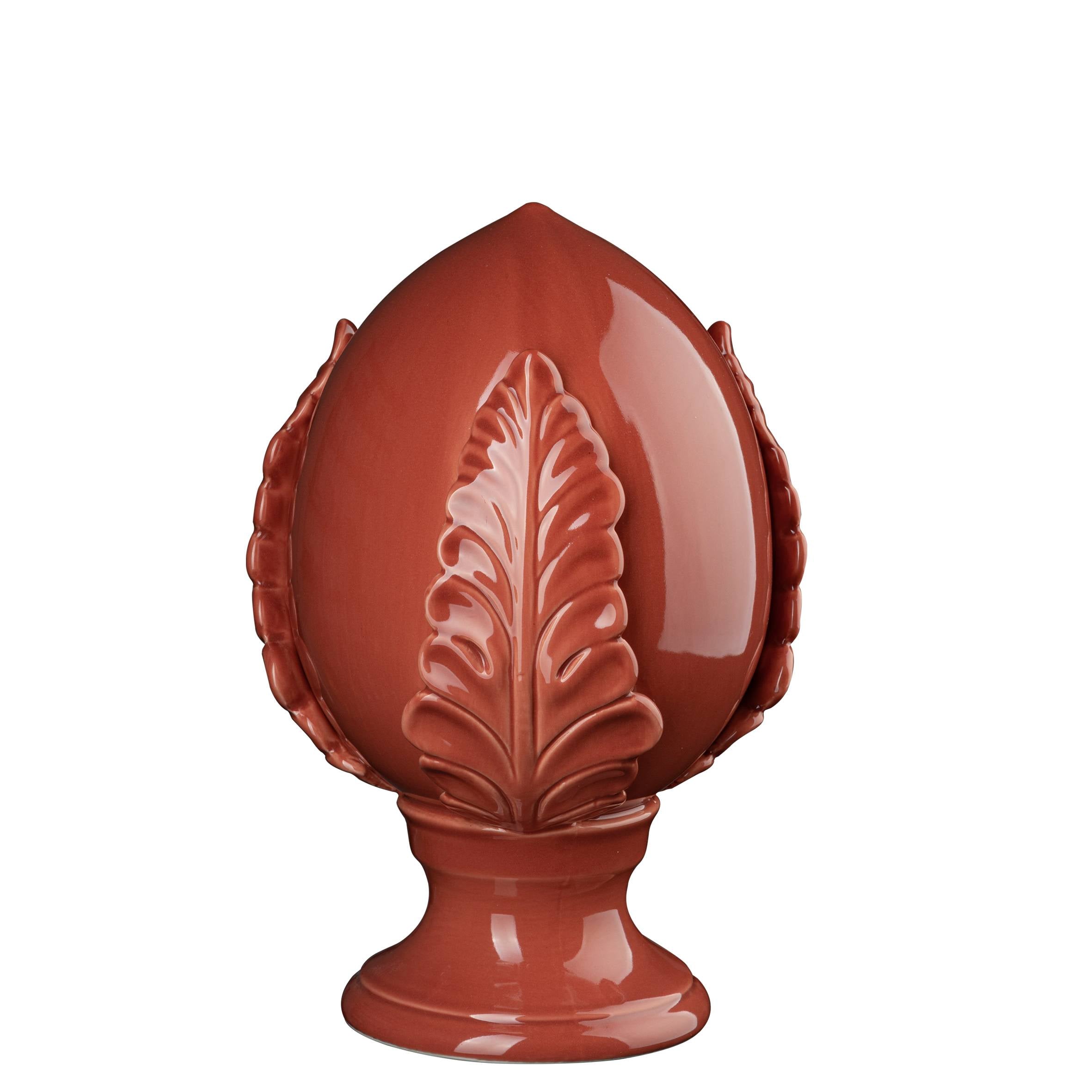 Pumo decorativo in porcellana 22 cm