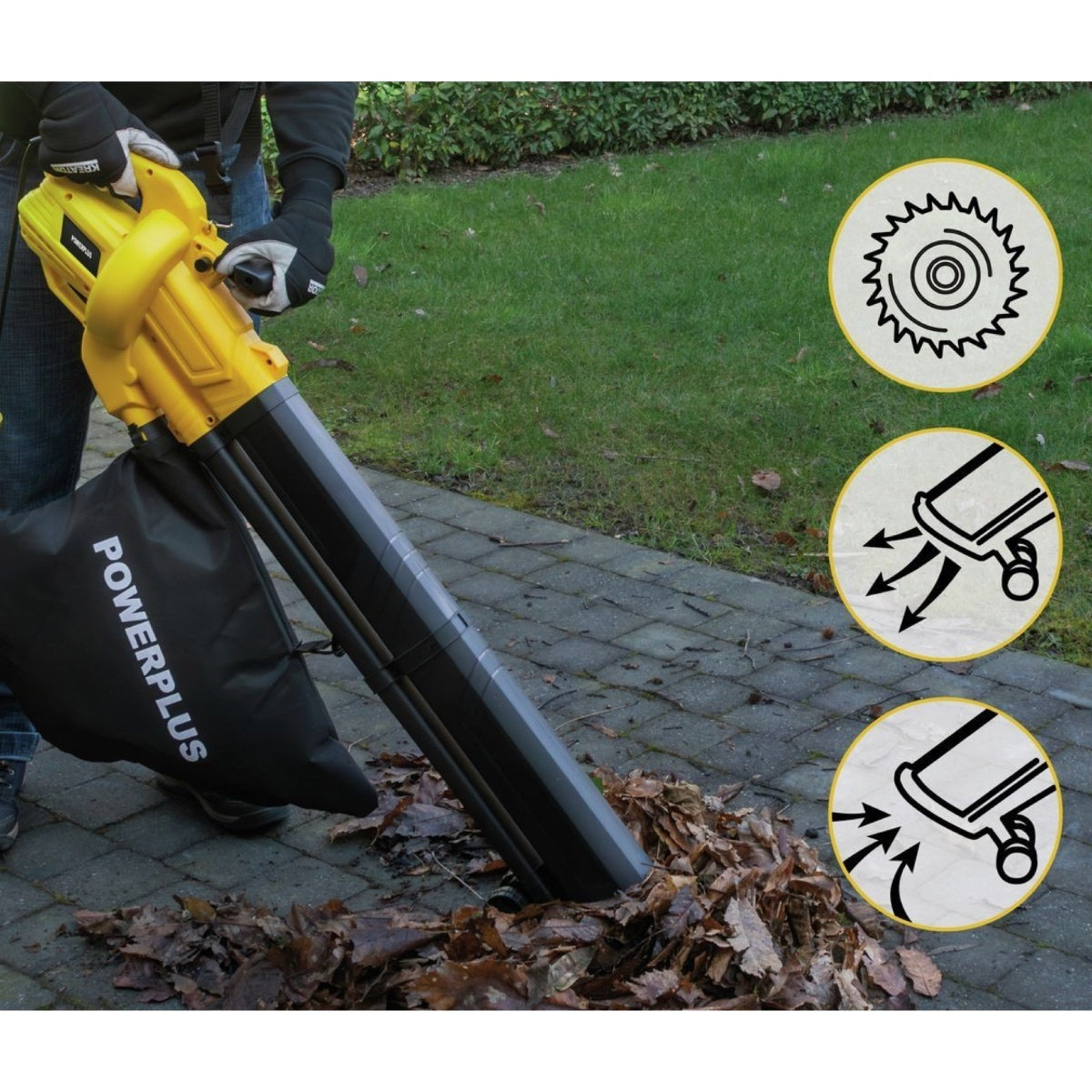 Soffiatore, Aspiratore e Trituratore Elettrico