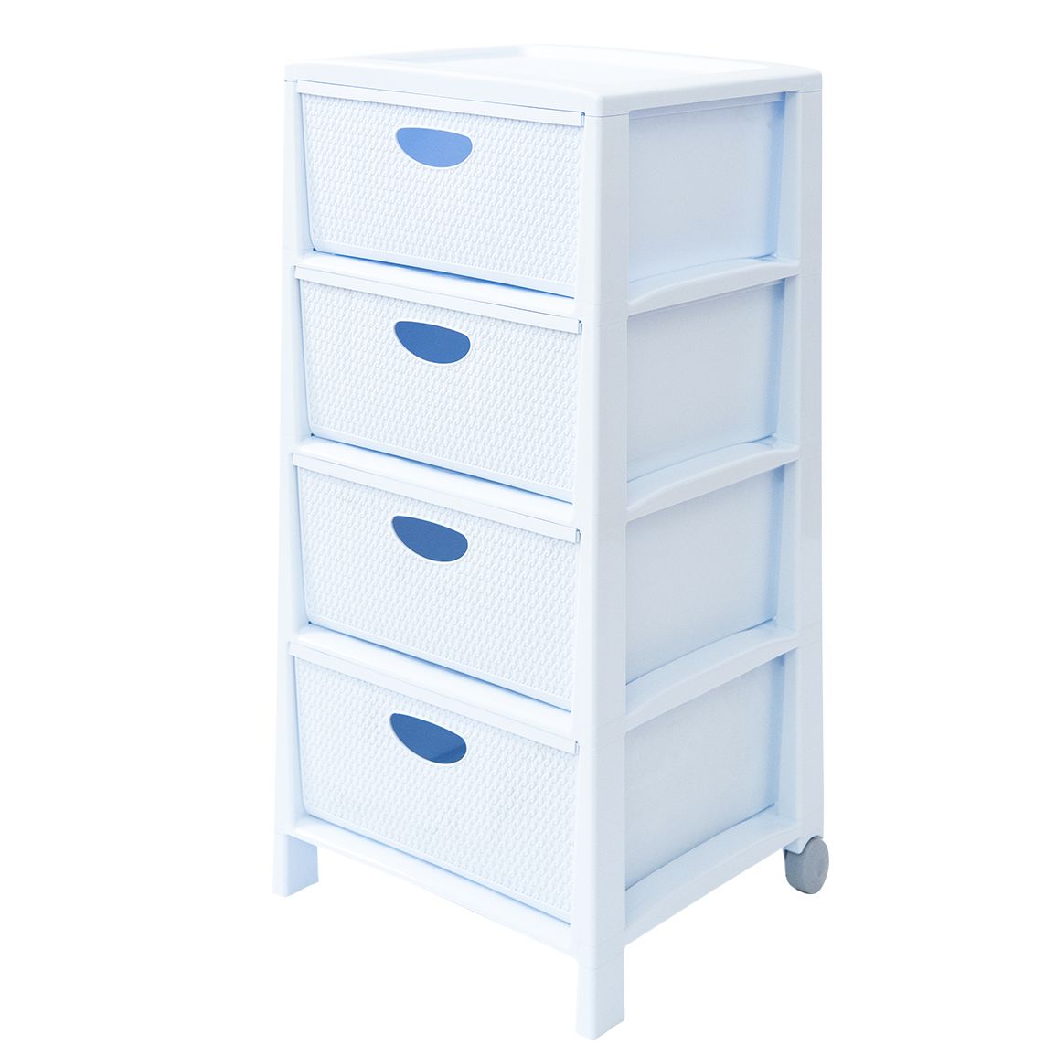 Cassettiera intreccio 4 cassetti 4