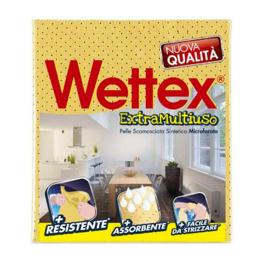 Panno scamosciato per vetri Wettex multiuso