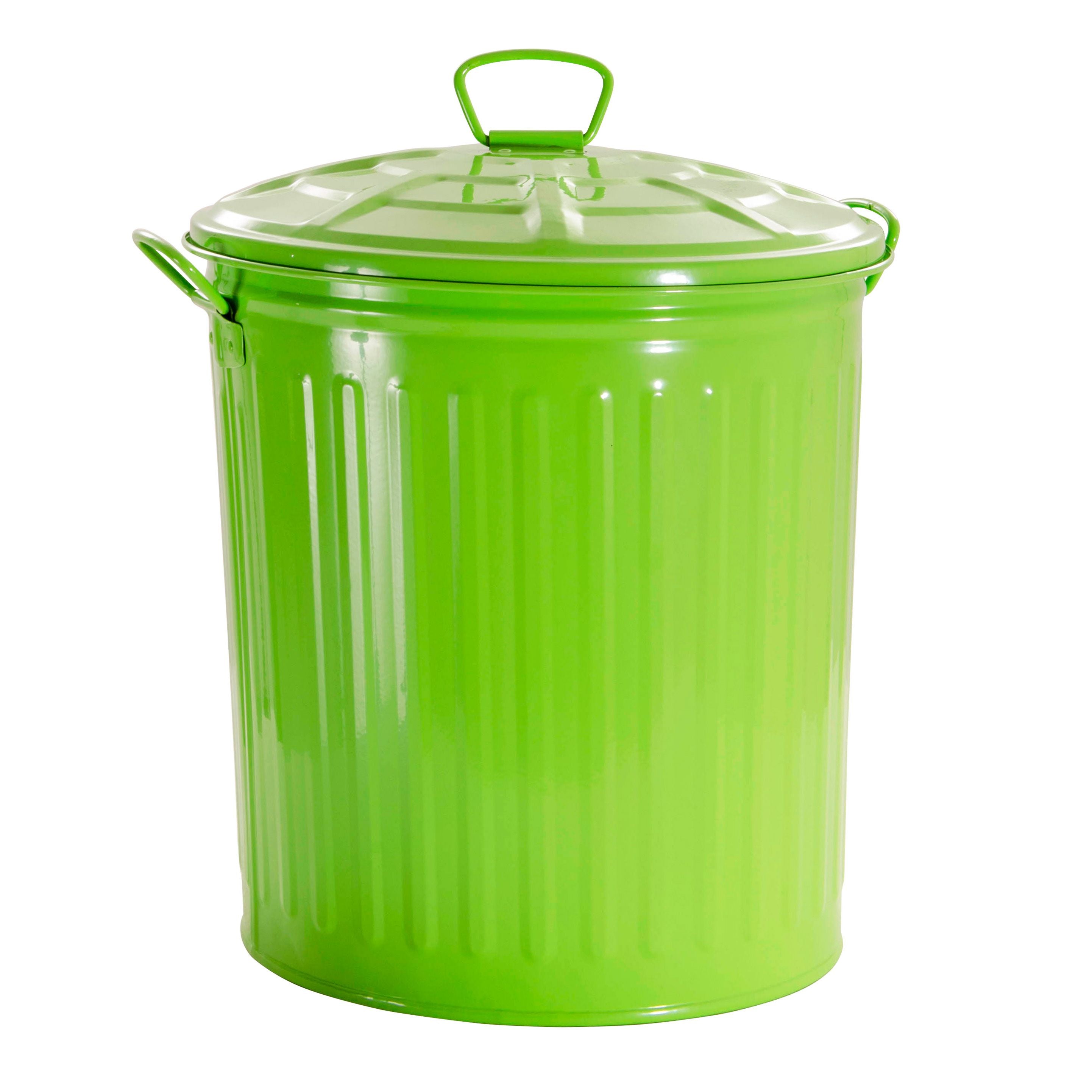 Bidone colorato in metallo 4