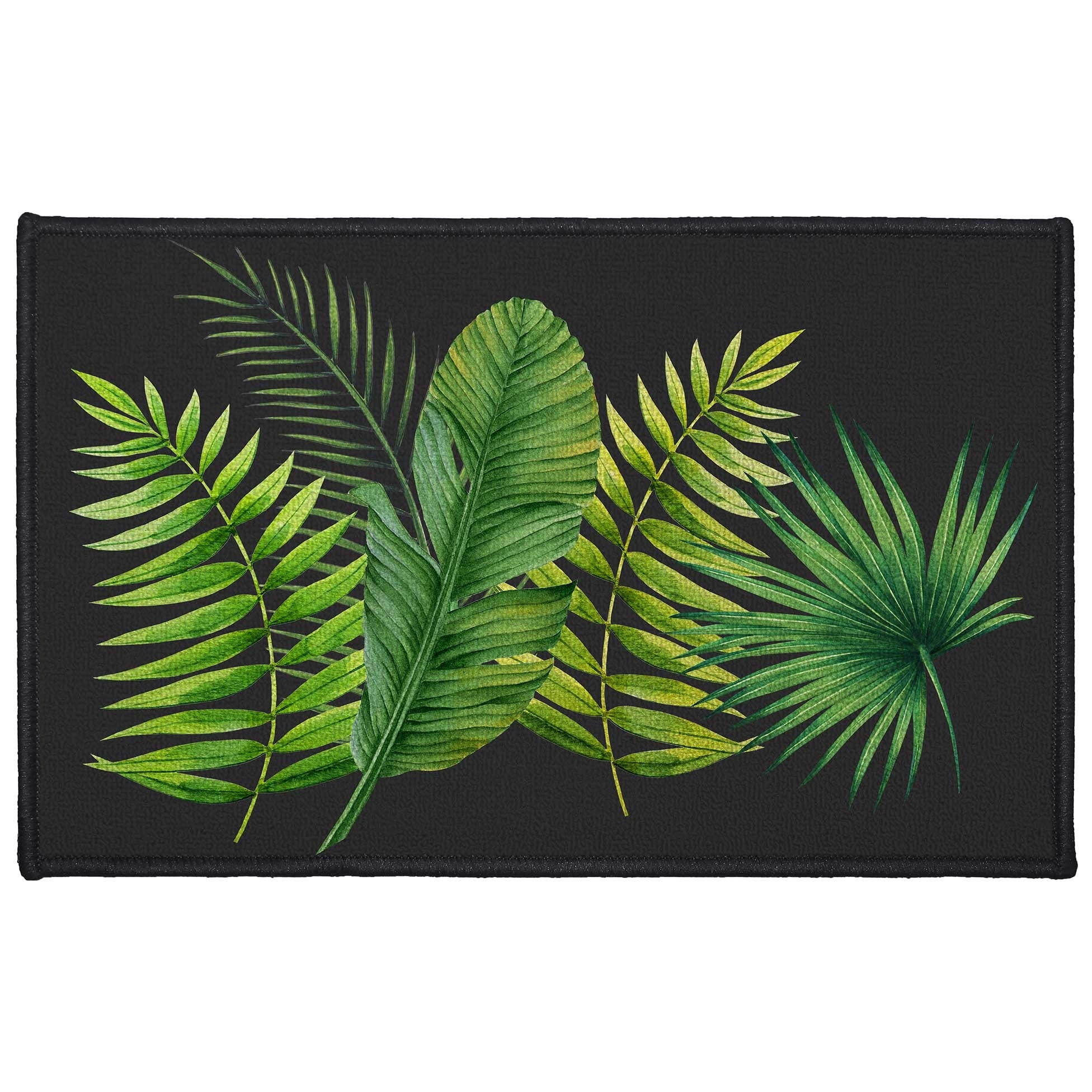 Tappetino rettangolare Tropical green 50x80 cm