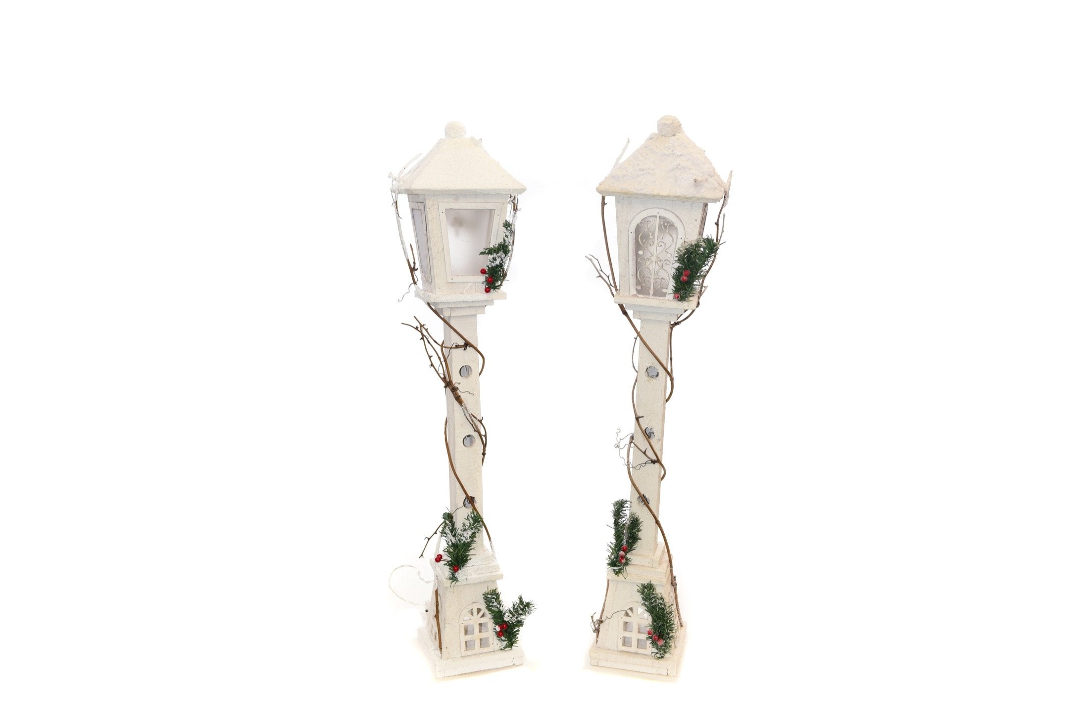 Lampione natalizio in legno