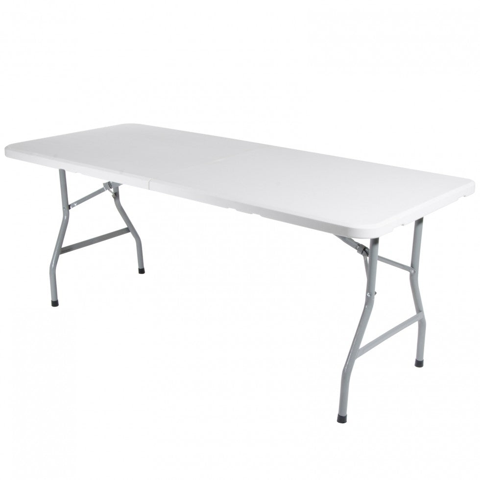 Tavolo pieghevole bianco 180X70X74 cm