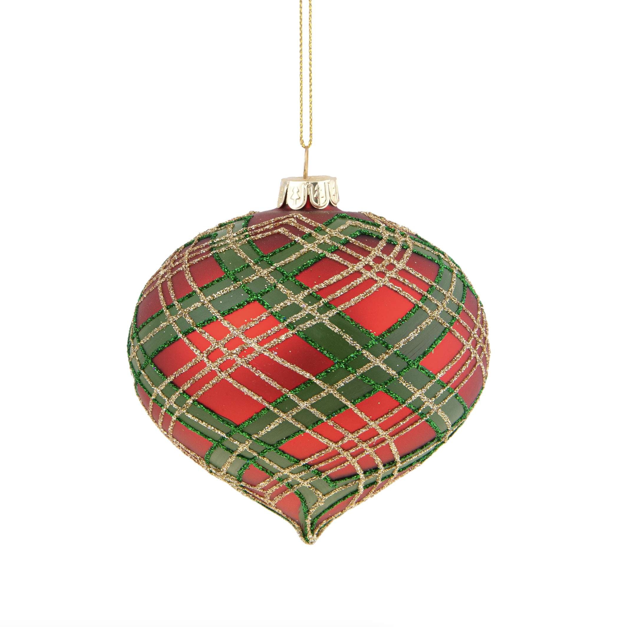 Pallina Cipolla scottish in vetro 10,5 cm