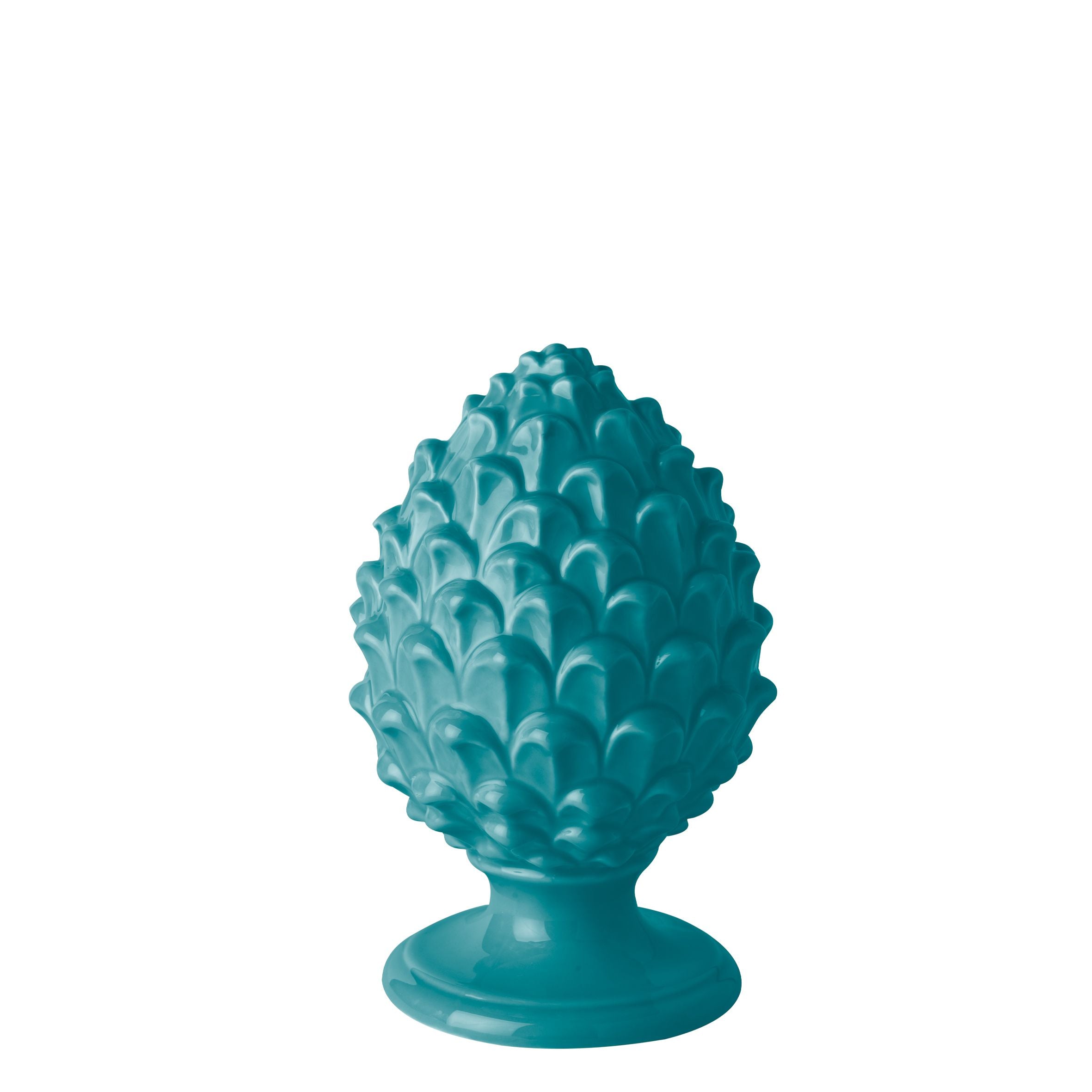 Pigna in porcellana dipinta a mano 14 cm