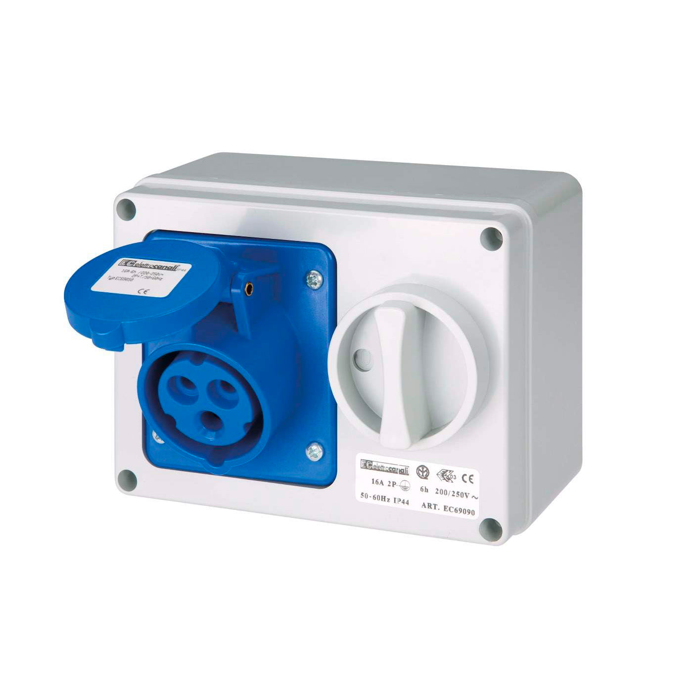 Presa IOSBF con fondo IP44 220V