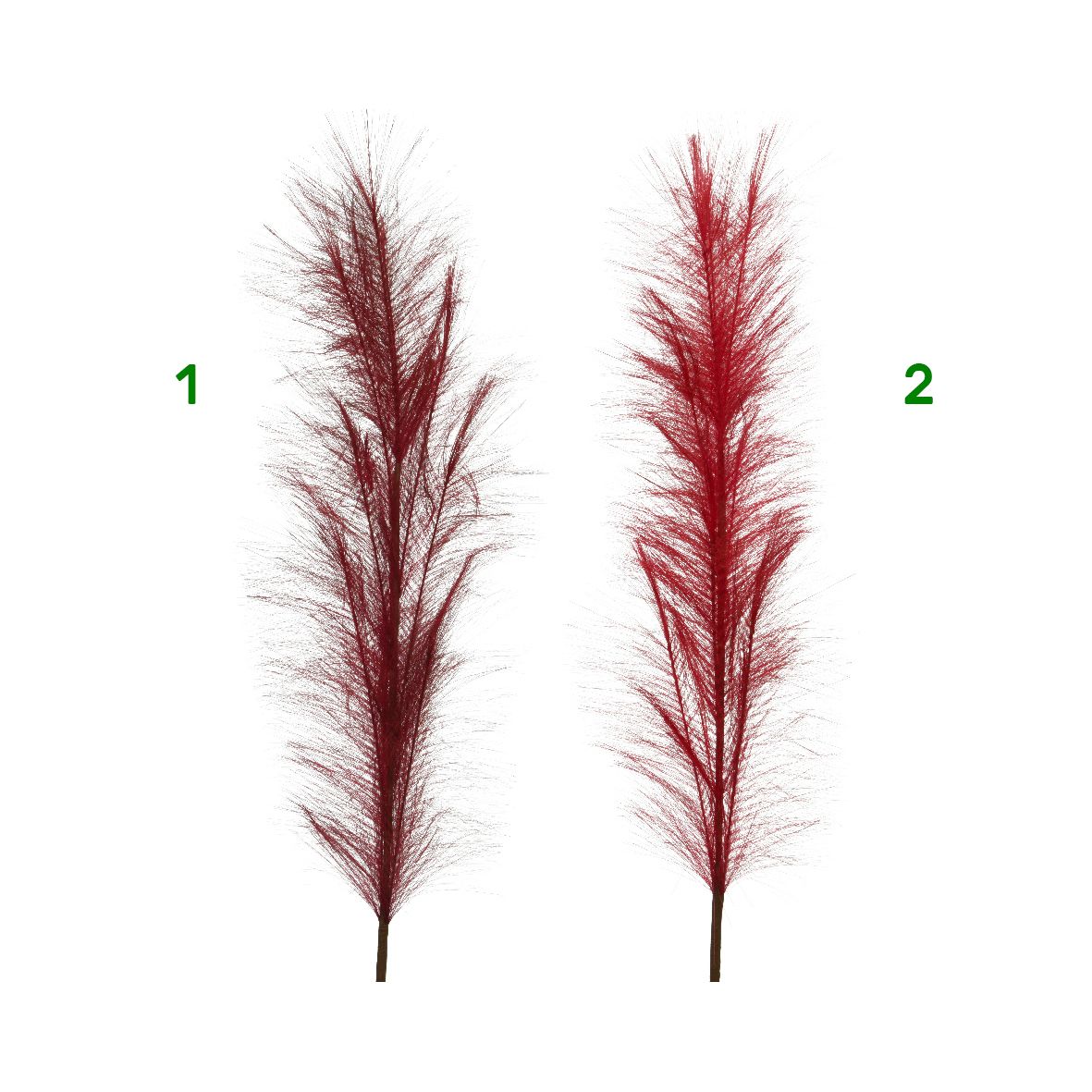 Decorazione natalizia Piuma rossa Kaemingk