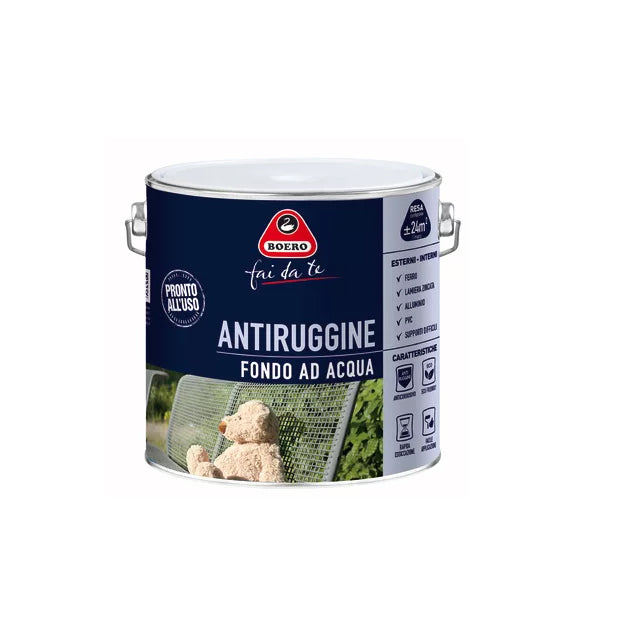 Fondo acqua grigio antiruggine