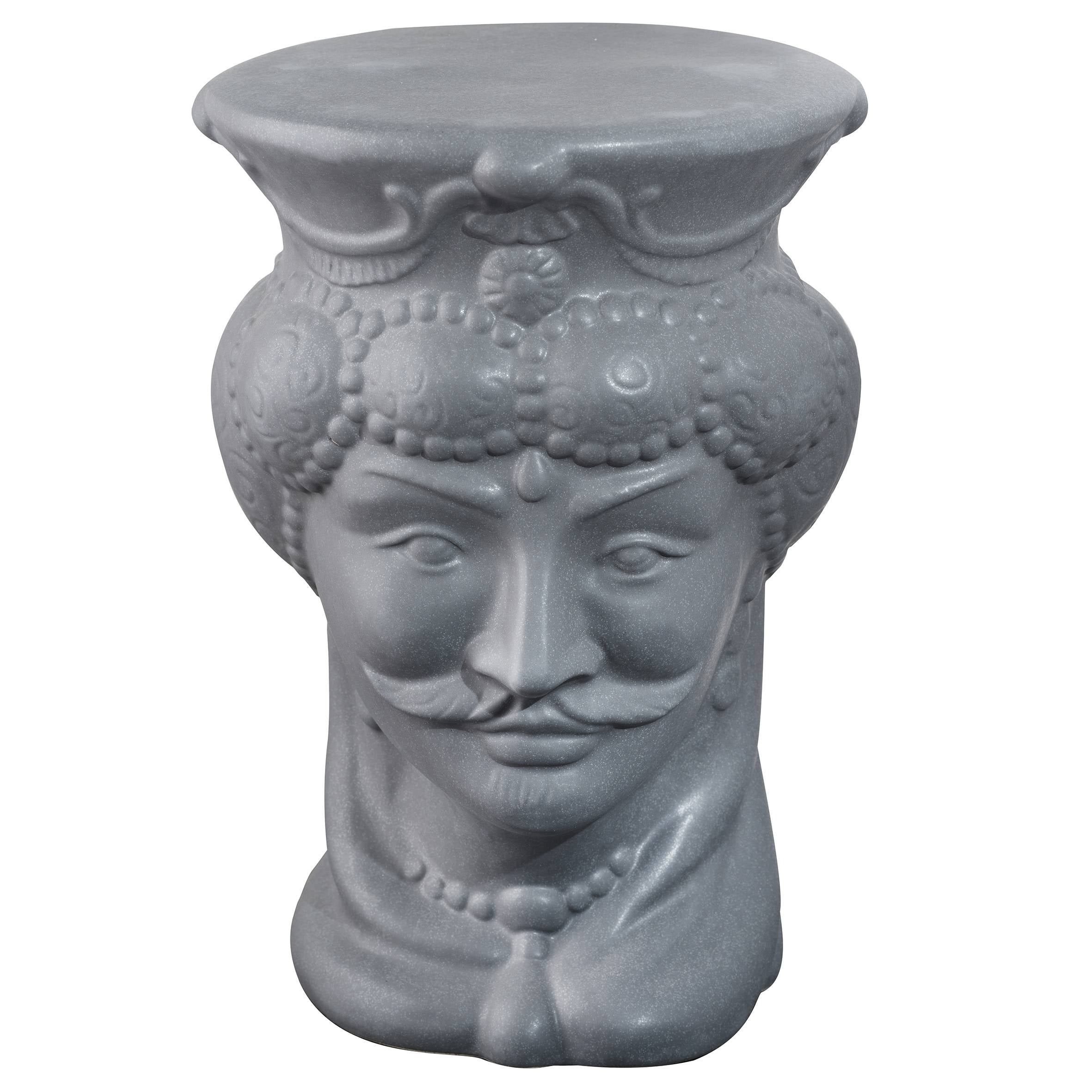 Sgabello testa di moro modello re 3