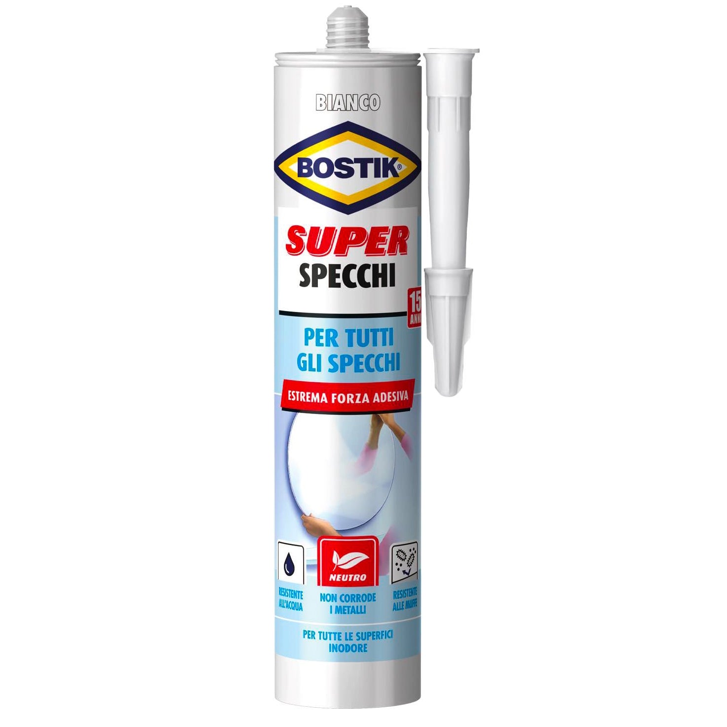 Bostik silicone super specchi
