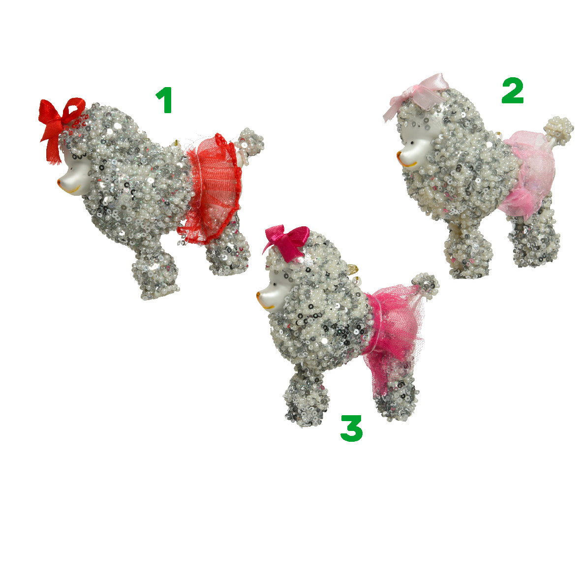 Pendaglio barboncino argento