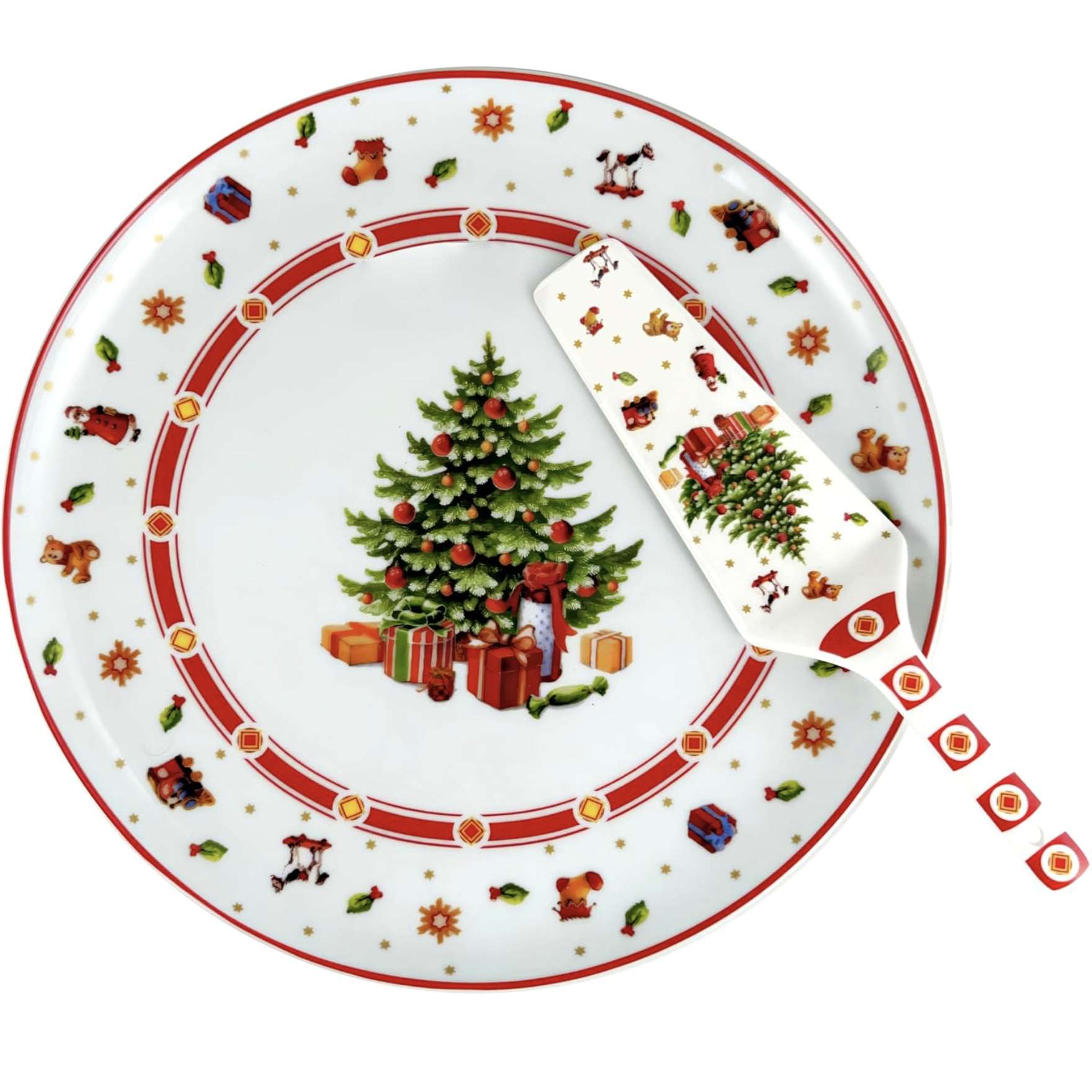 Piatto per panettone con paletta 30 cm