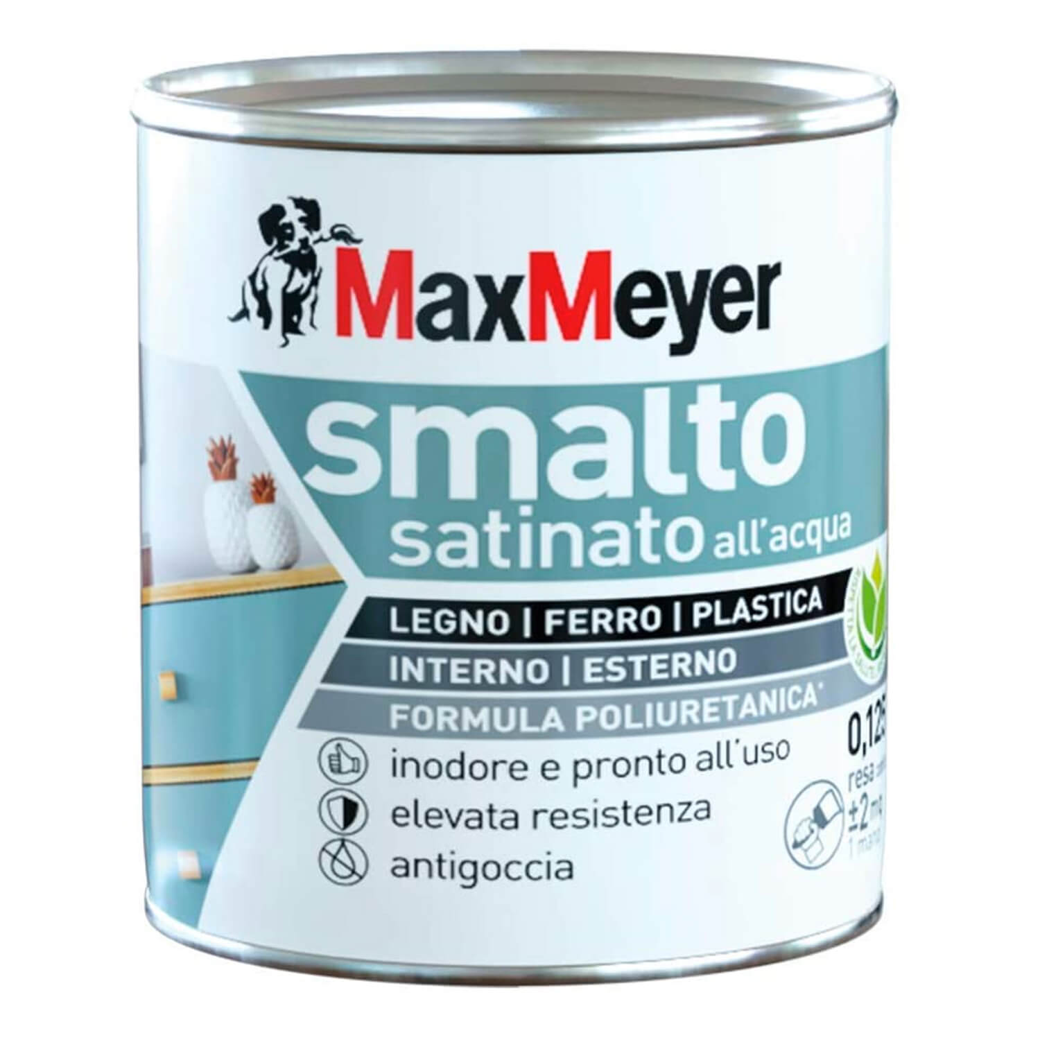 Smalto ad acqua satinato MaxMeyer