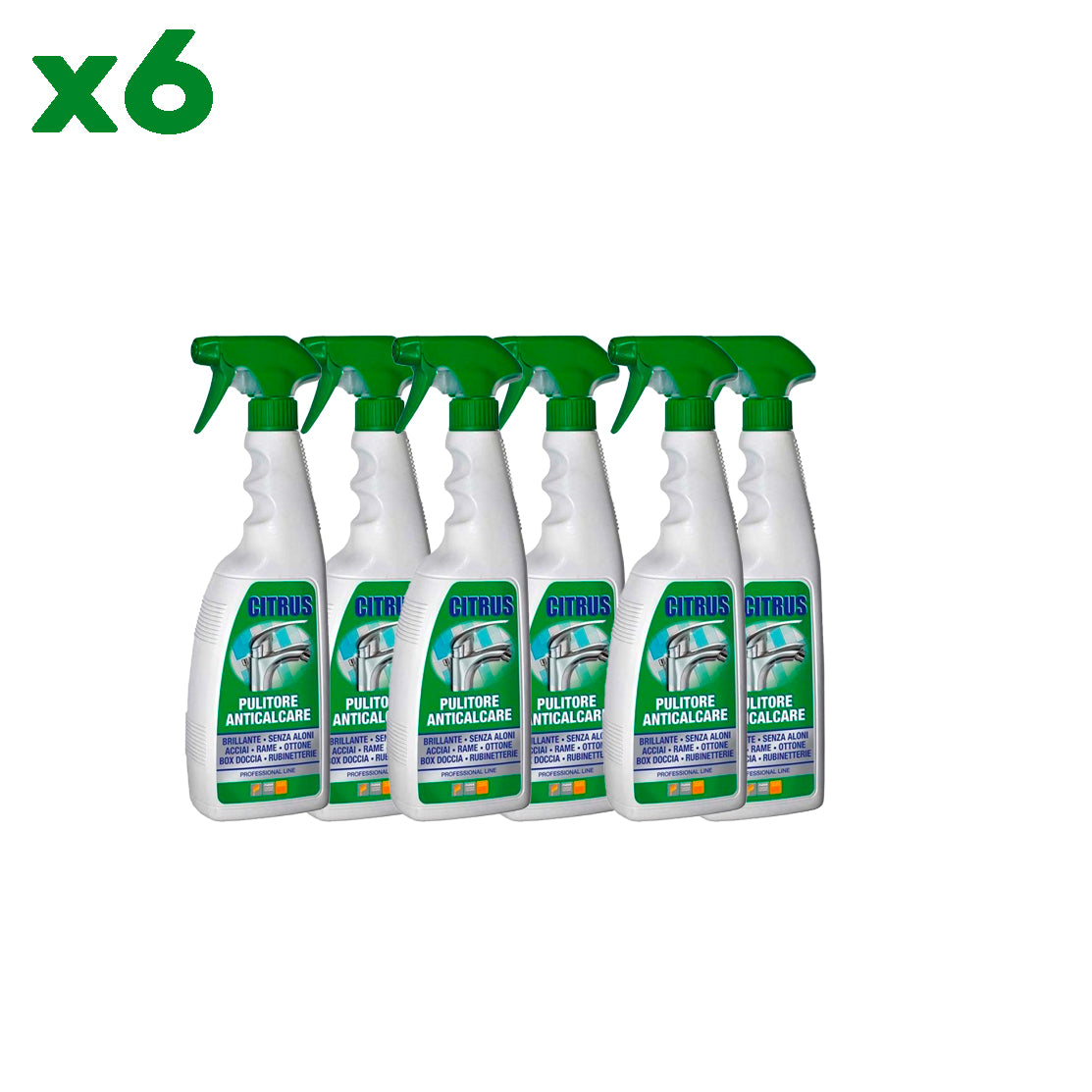 Citrus pulitore anticalcare 750ml x6