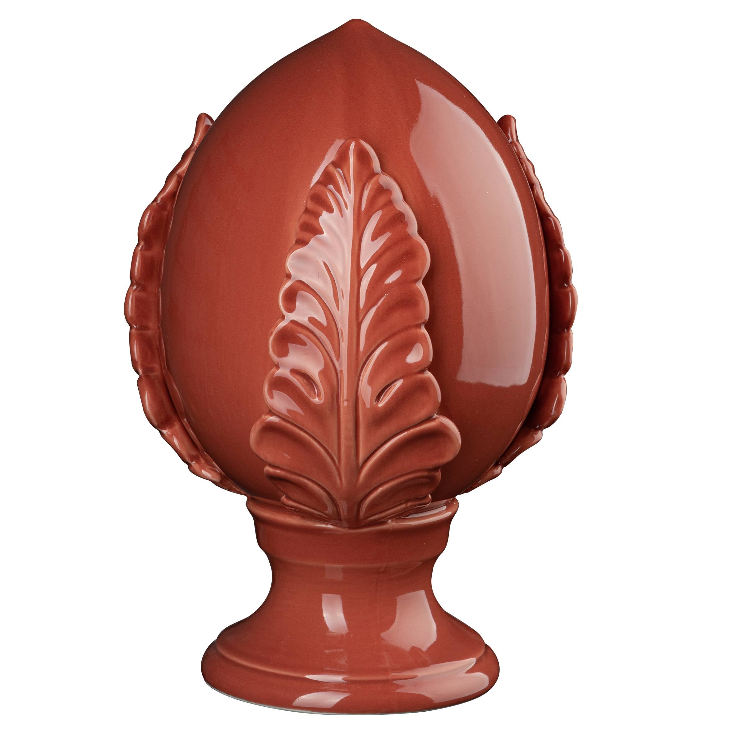 Pumo decorativo in porcellana 27 cm