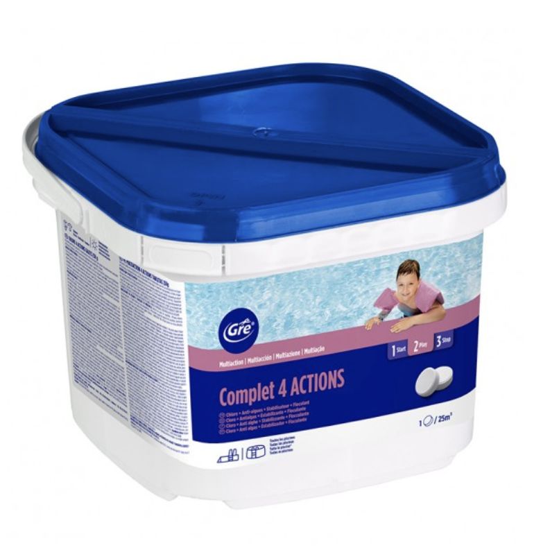 Trattamento 4 azioni Piscine