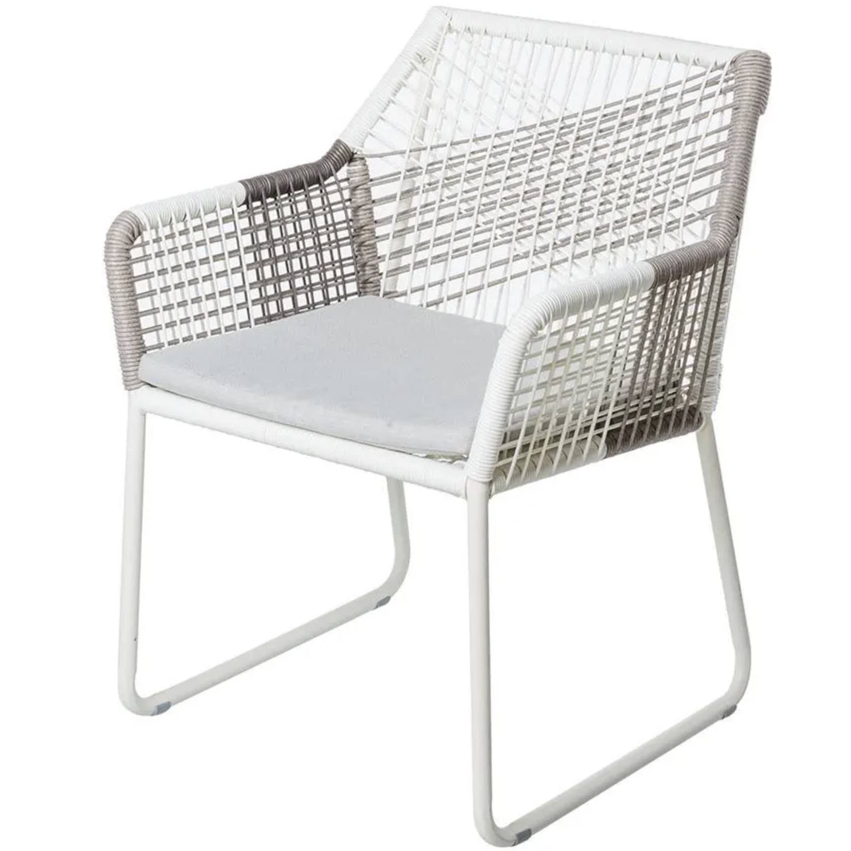 Sedia Vivienne in polietilene e alluminio