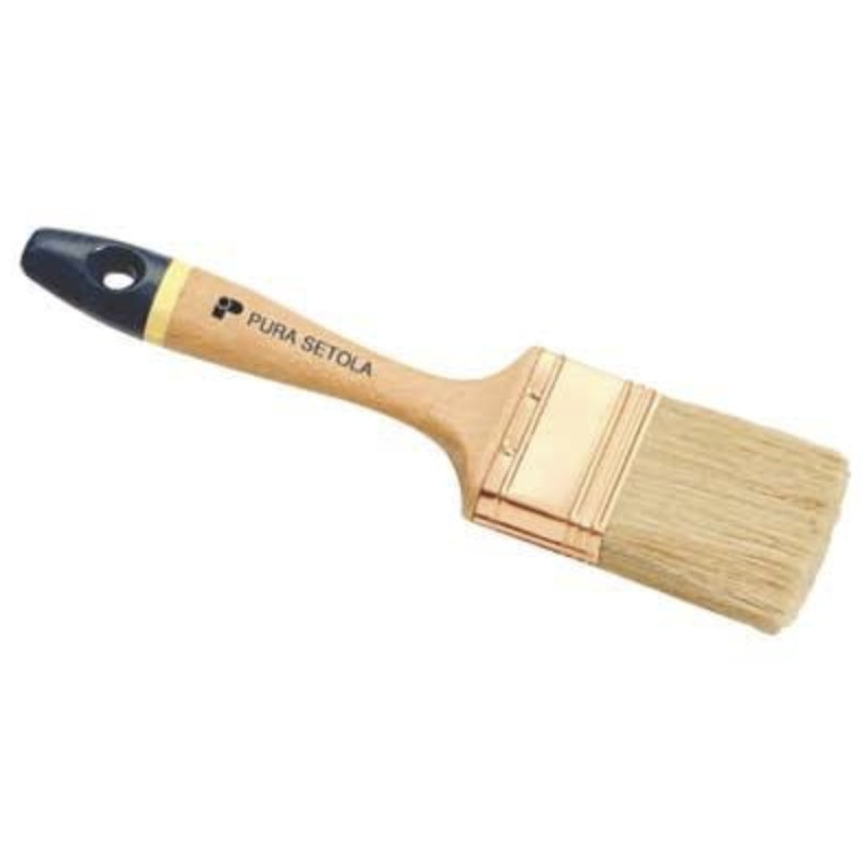 PENNELLO AMERICANA SETOLA BIONDA N.1" 1/2 MANICO IN LEGNO