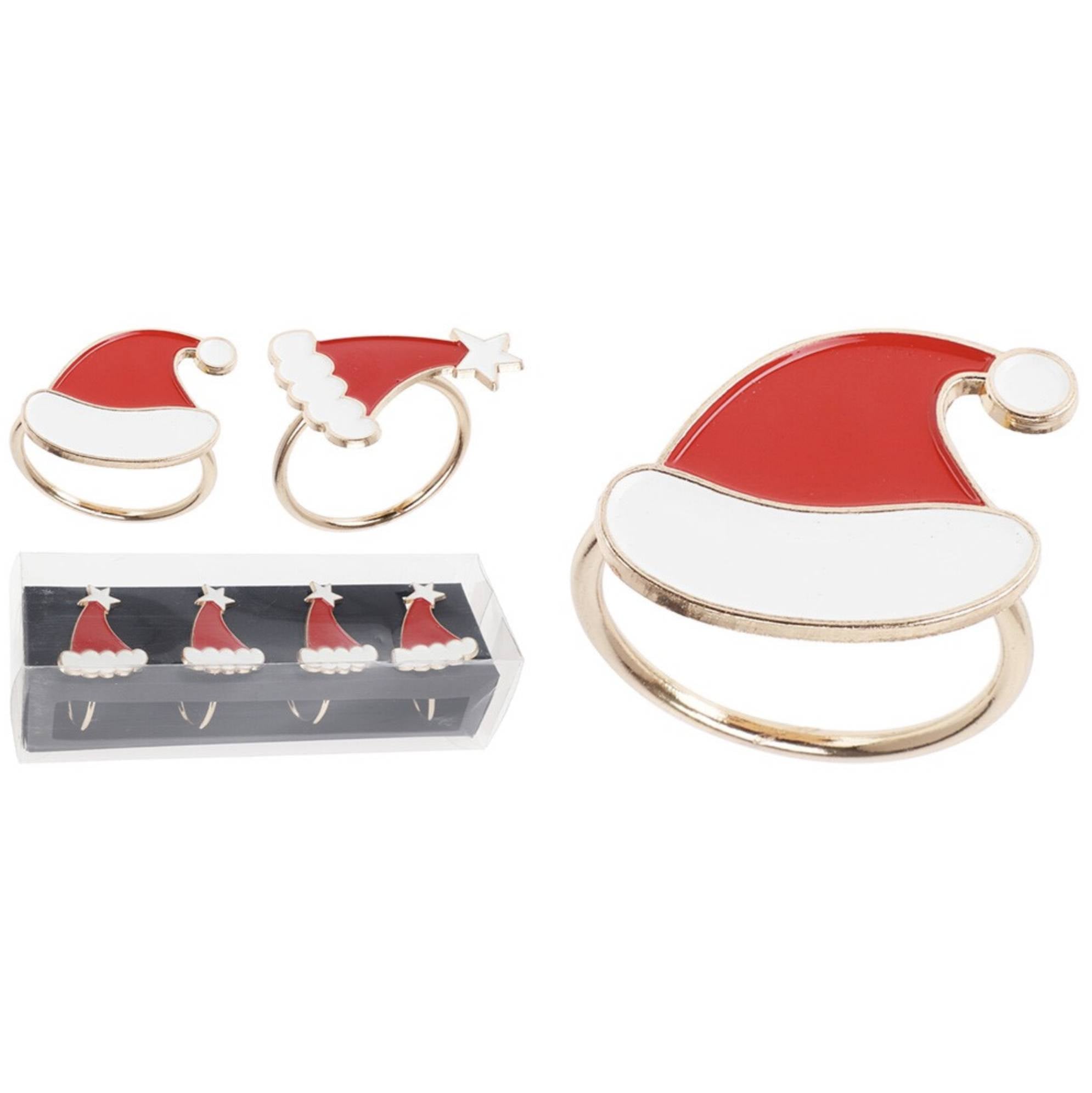 4 Portatovaglioli natalizi 5x4 cm